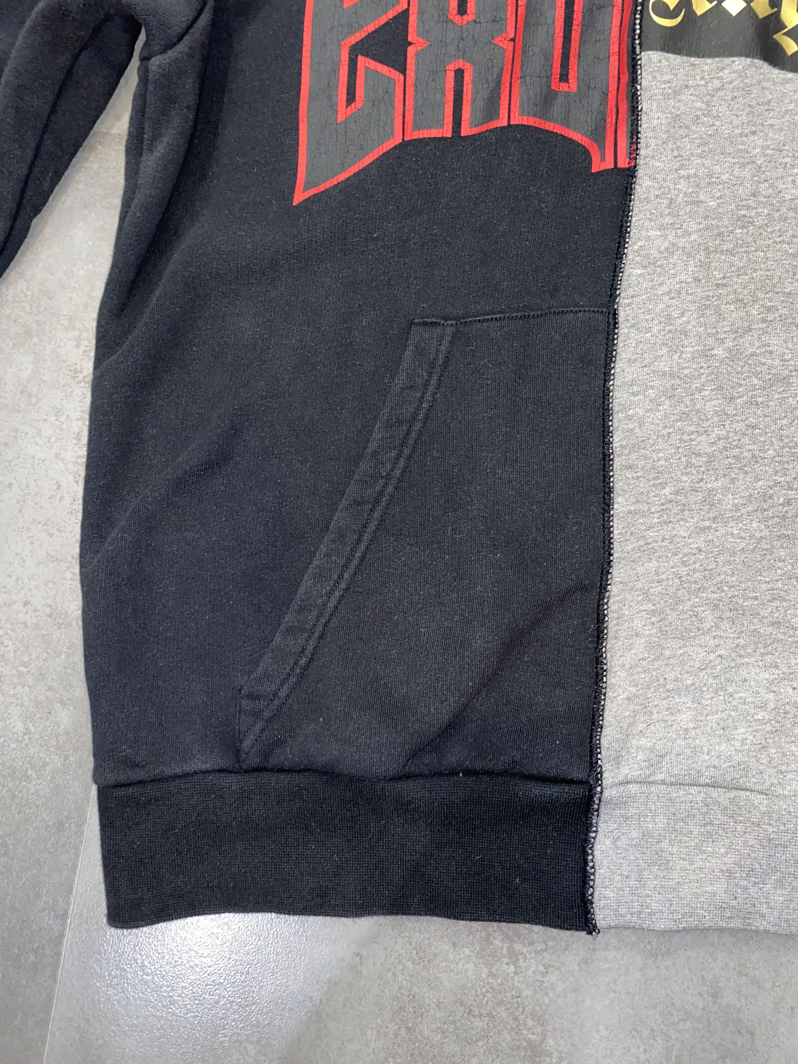Palm Angels Palm Angels Big Logo Spit Exodus Patchwork Two Tone Hoodie Size US M / EU 48-50 / 2 - 12 Thumbnail