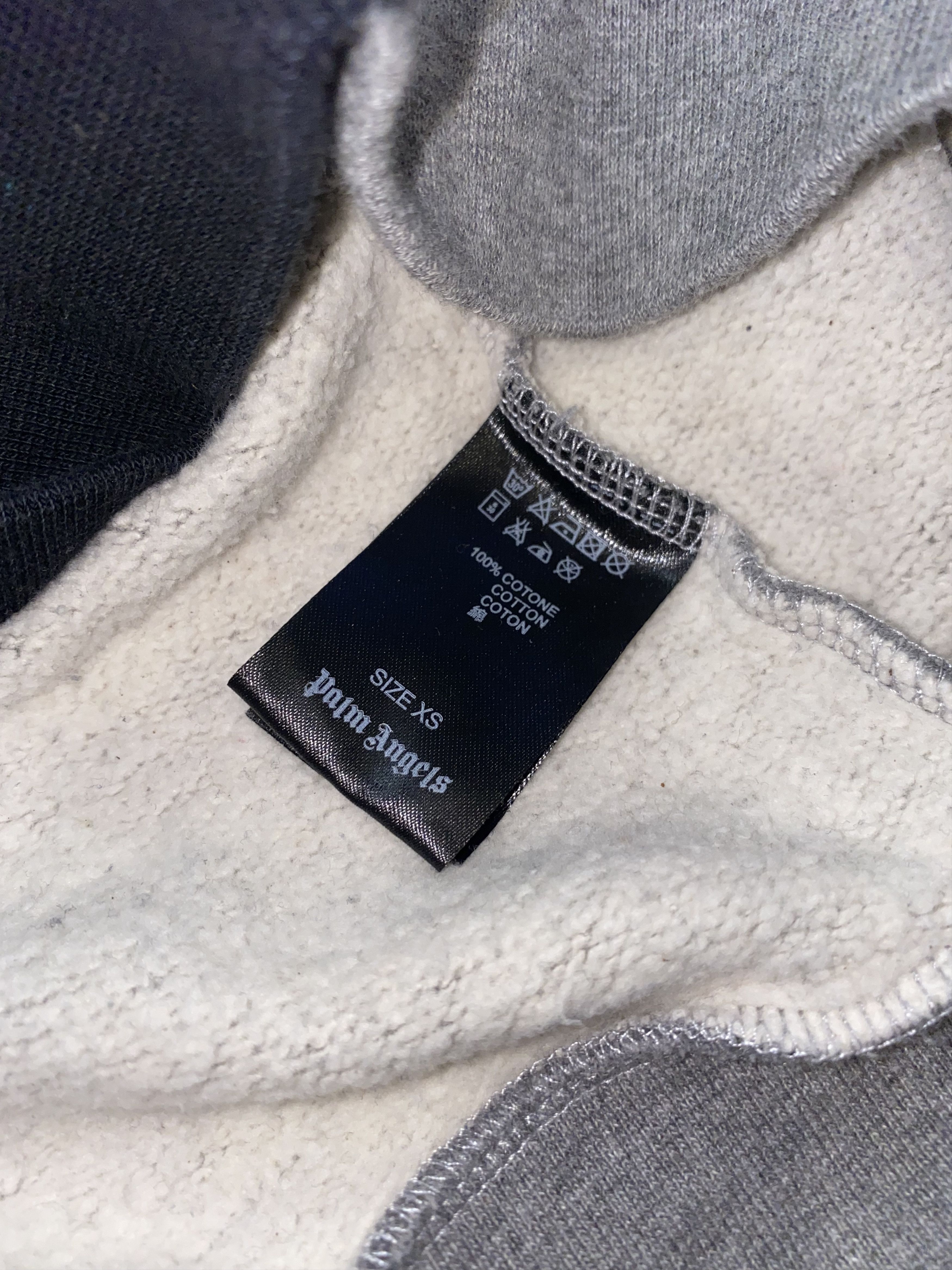 Palm Angels Palm Angels Big Logo Spit Exodus Patchwork Two Tone Hoodie Size US M / EU 48-50 / 2 - 14 Thumbnail