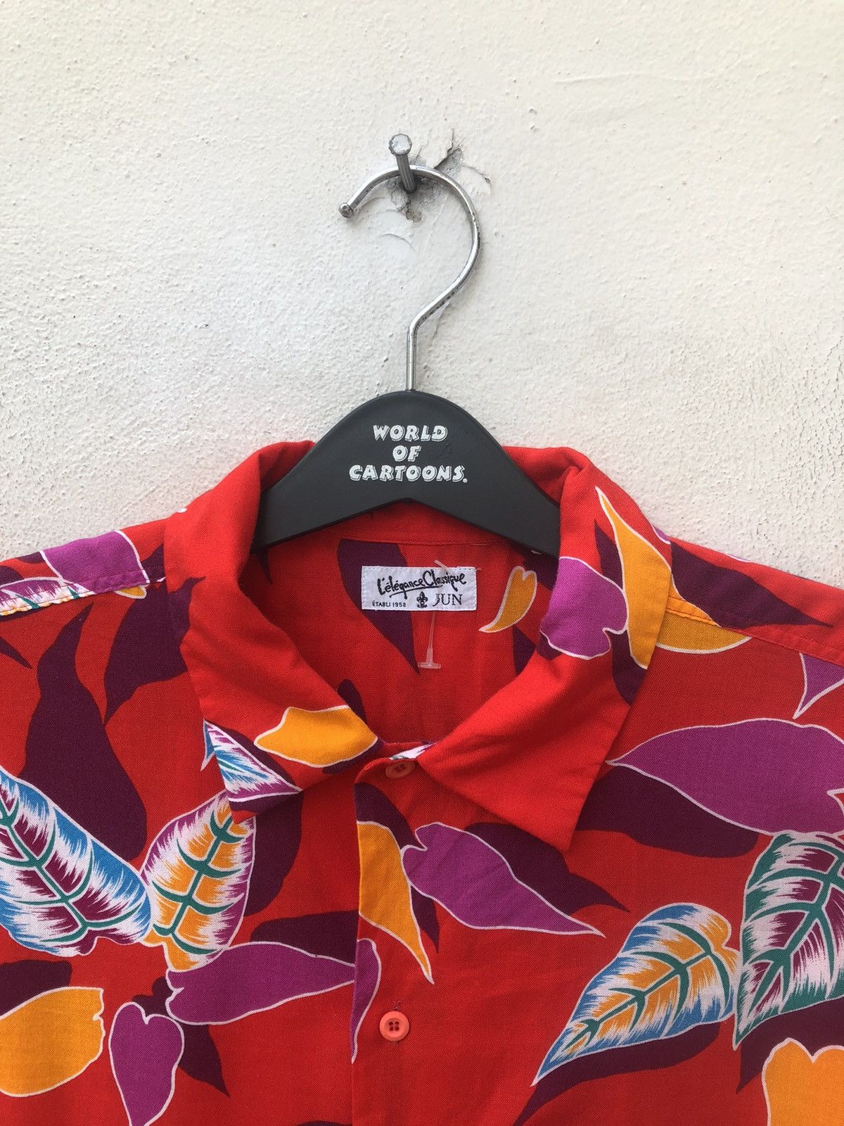 Other Vintage 80s JUN Elegance Classique Japan Hawaiian Shirt Size US M / EU 48-50 / 2 - 8 Thumbnail