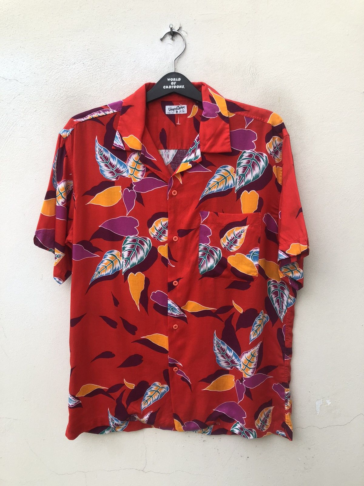 Other Vintage 80s JUN Elegance Classique Japan Hawaiian Shirt Size US M / EU 48-50 / 2 - 5 Thumbnail
