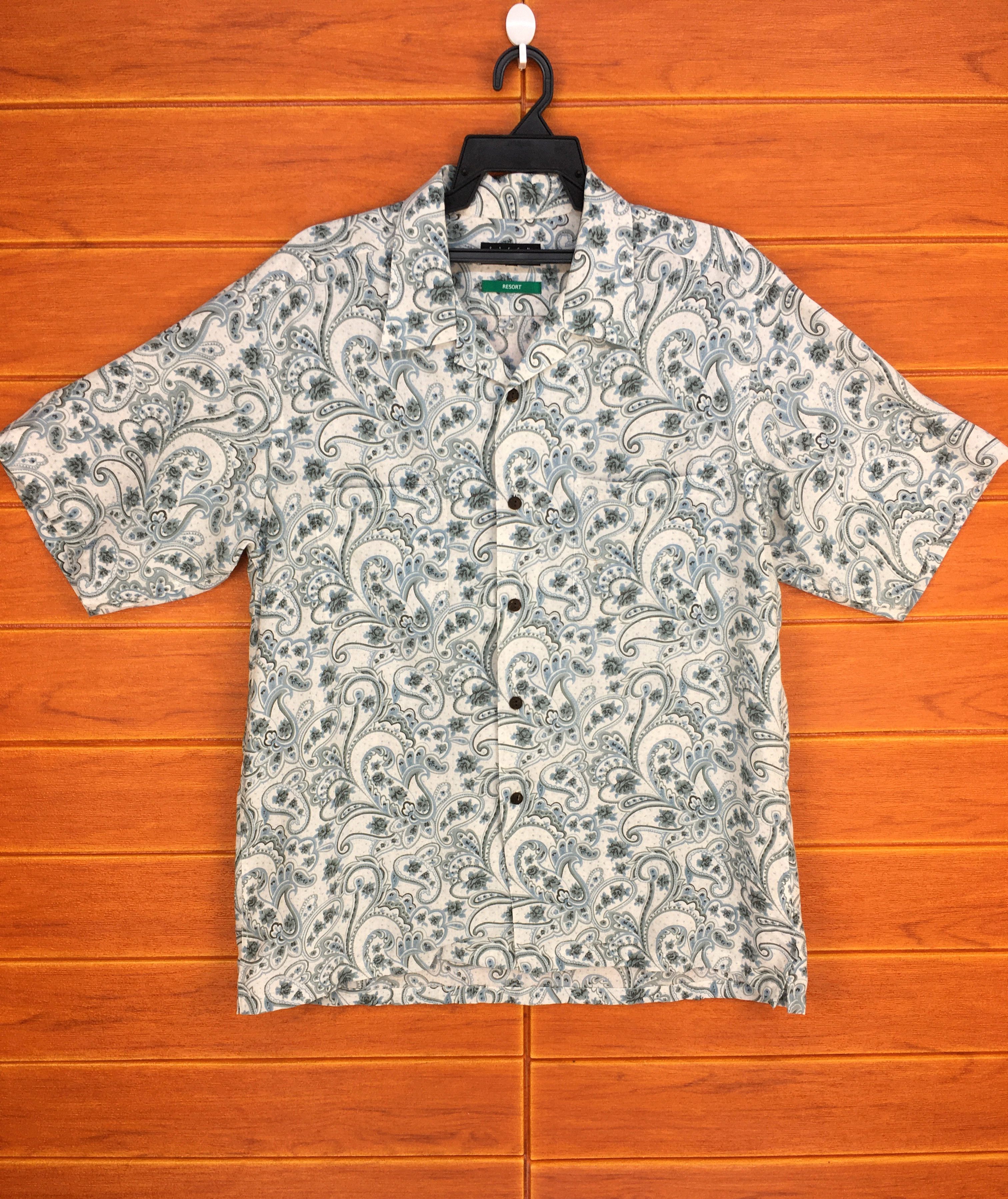 Kansai Yamamoto Vintage KANSAI YAMAMOTO Paisley Hawaiian Shirt Size US L / EU 52-54 / 3 - 1 Thumbnail