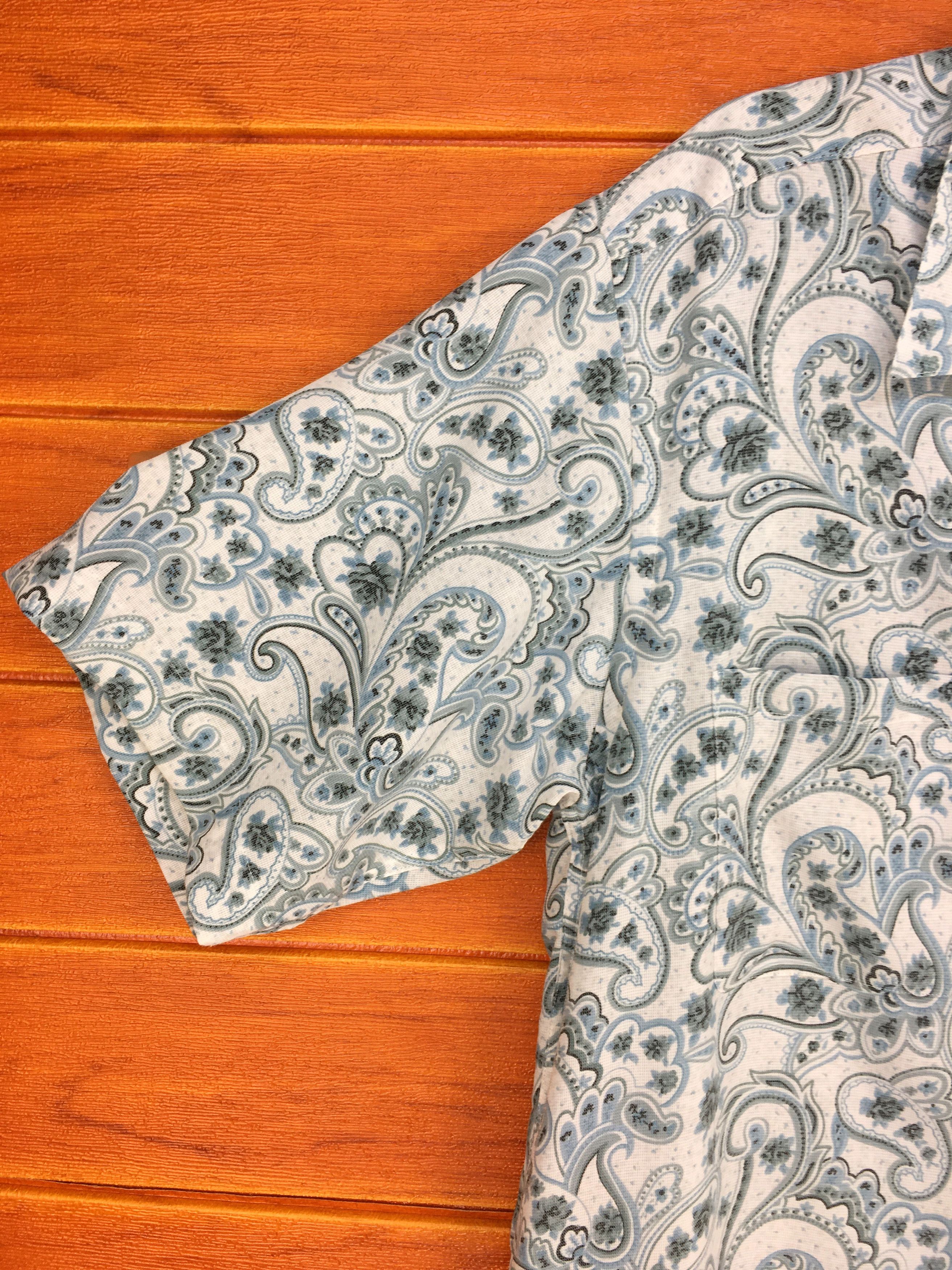 Kansai Yamamoto Vintage KANSAI YAMAMOTO Paisley Hawaiian Shirt Size US L / EU 52-54 / 3 - 4 Thumbnail