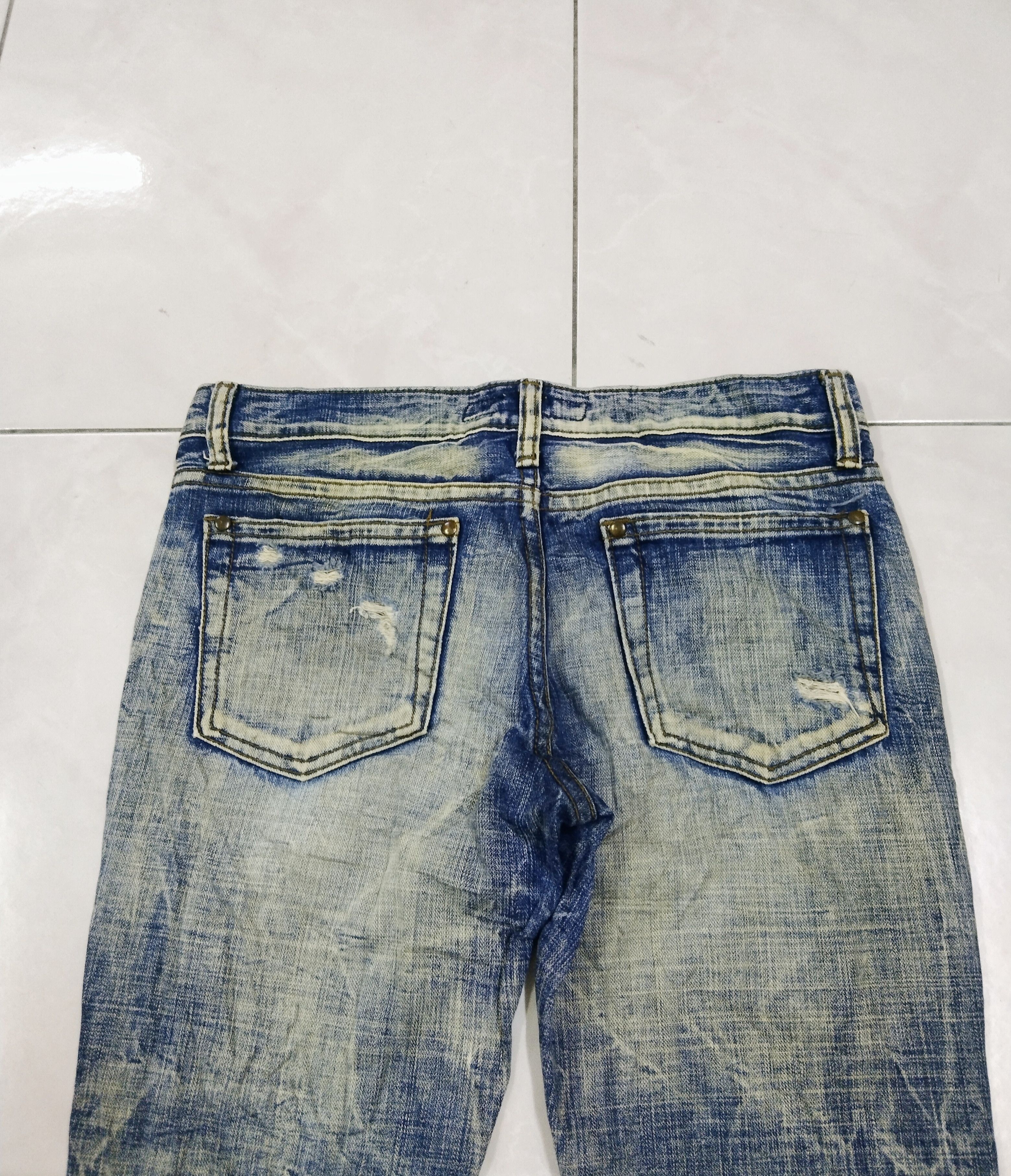 Other FLARE LOW RISE🔥TRASH RIPED FLARE COOK JEANS PANTS Size US 28 / EU 44 - 5 Thumbnail