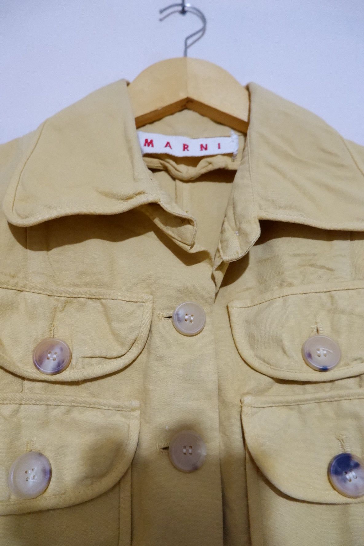 Marni 2003 Marni Cropped Runway Jacket Size M / US 6-8 / IT 42-44 - 4 Thumbnail