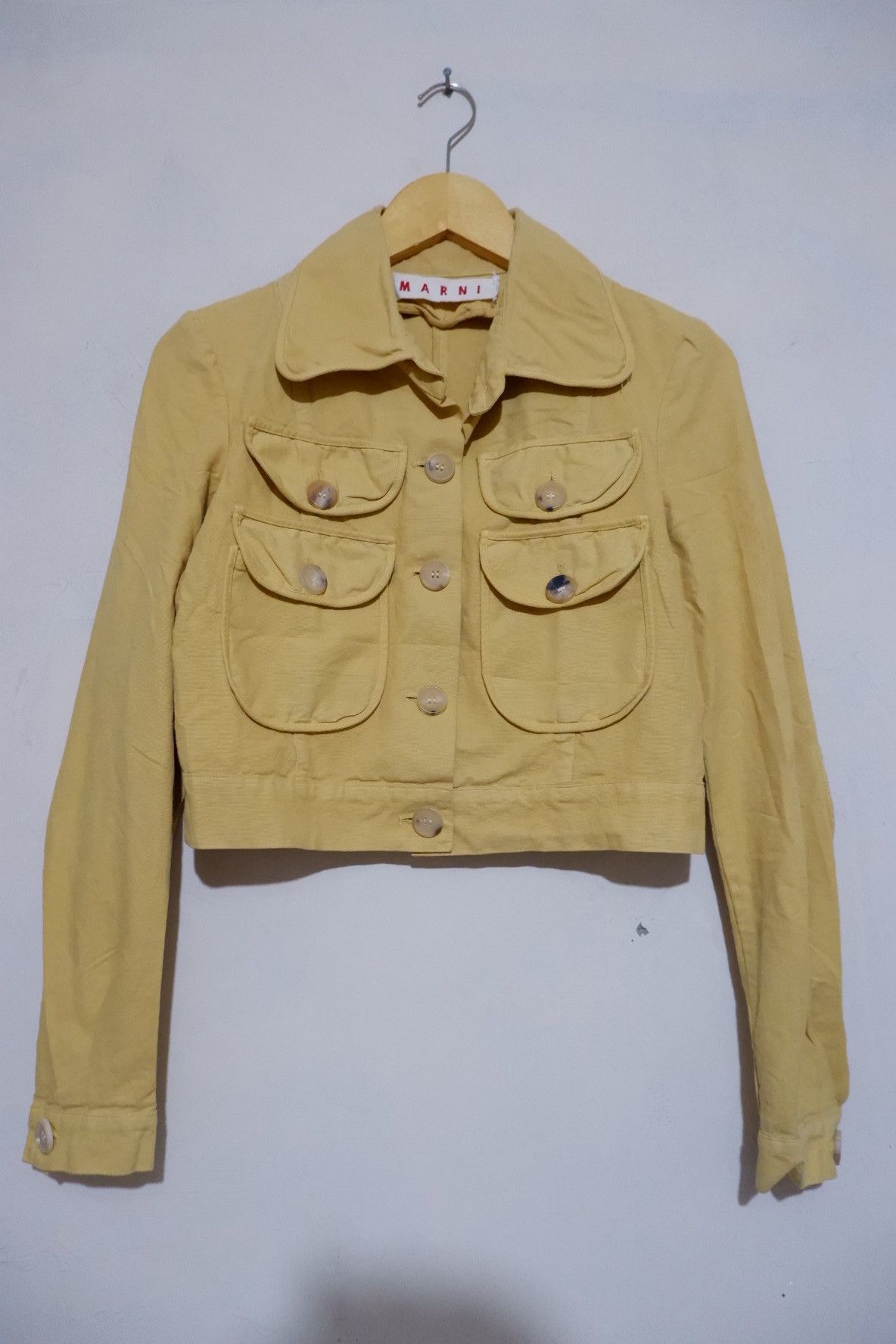 Marni 2003 Marni Cropped Runway Jacket Size M / US 6-8 / IT 42-44 - 1 Thumbnail