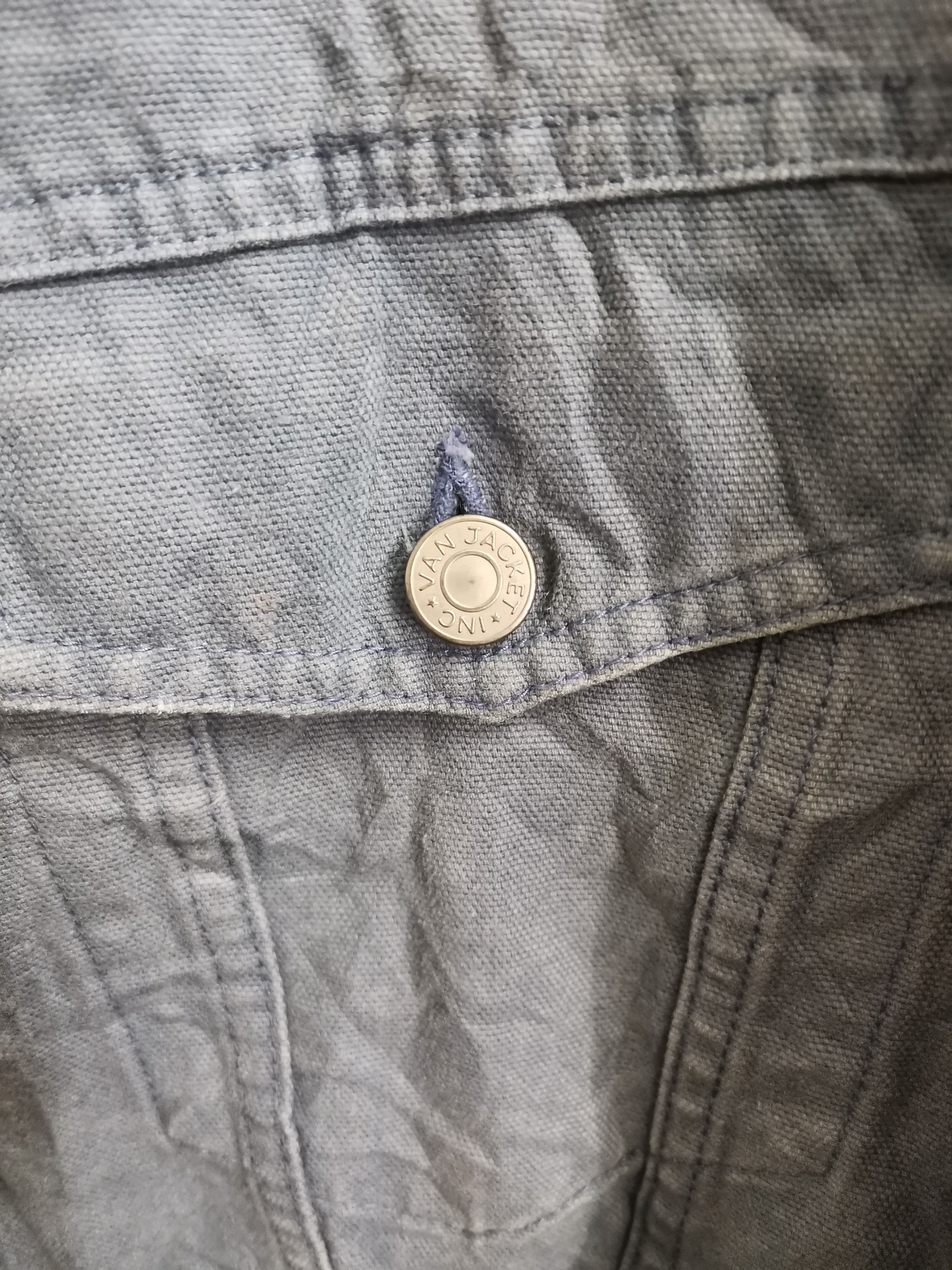 Japanese Brand × Van × Vintage Vintage Distressed Van Jac Denim Trucker Jacket Size US L / EU 52-54 / 3 - 3 Thumbnail