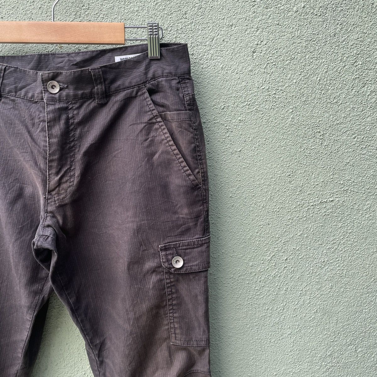 Designer × Japanese Brand Vintage SEMANTIC DESIGN Faded Tactical 8 Pocket Cargo Pants Size US 30 / EU 46 - 3 Thumbnail