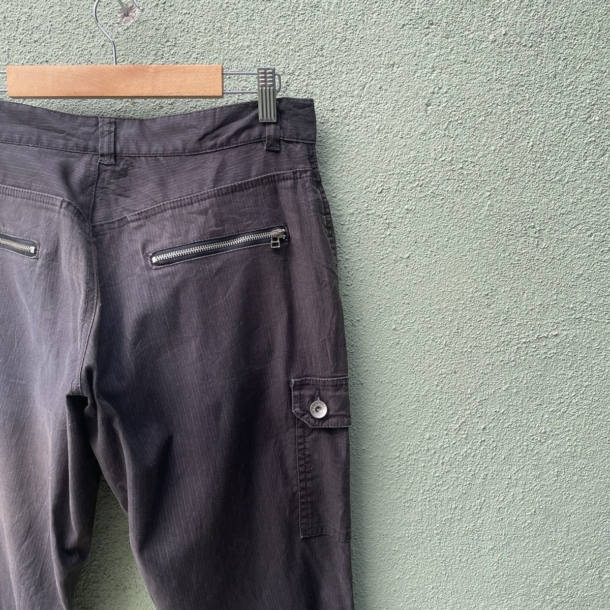 Designer × Japanese Brand Vintage SEMANTIC DESIGN Faded Tactical 8 Pocket Cargo Pants Size US 30 / EU 46 - 9 Thumbnail