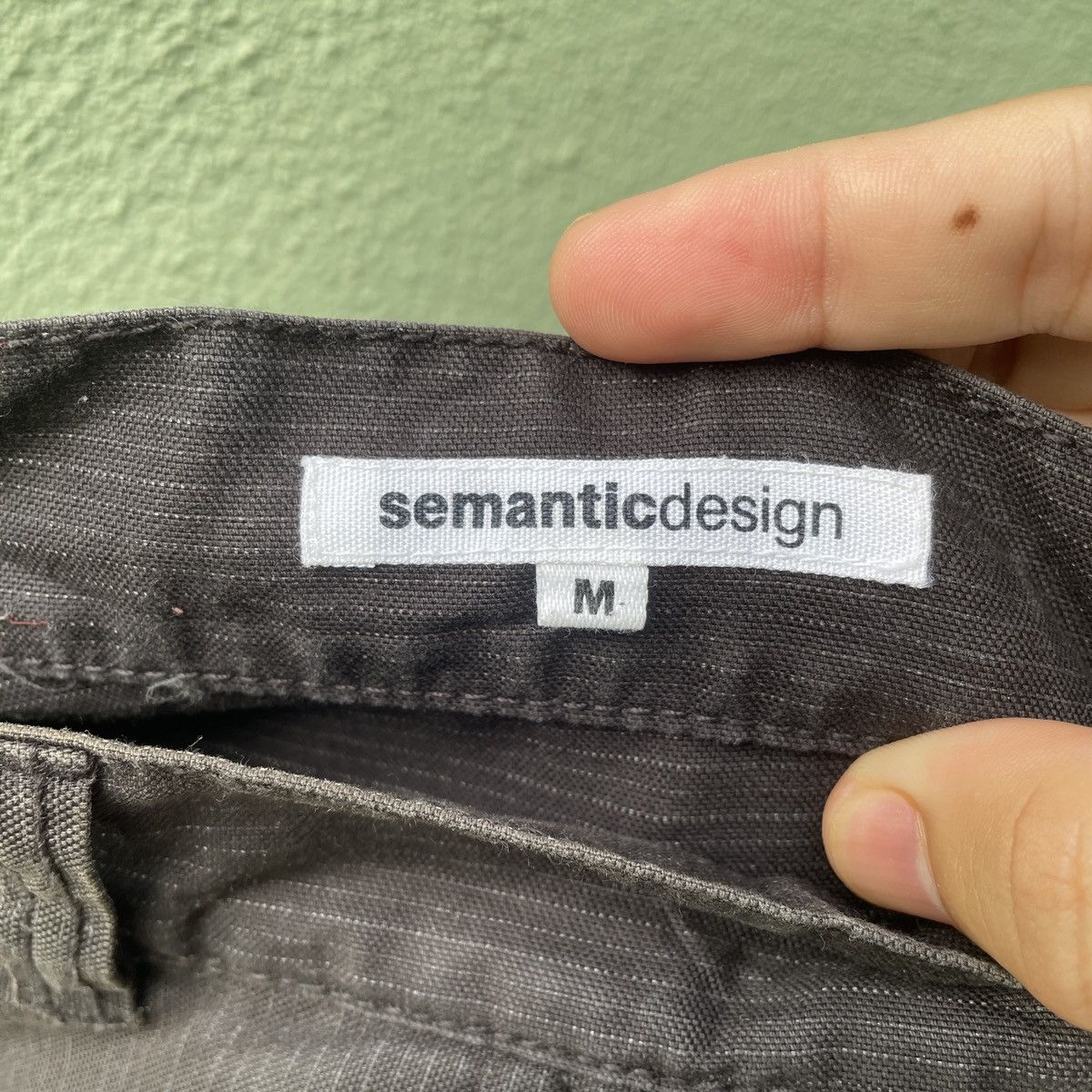 Designer × Japanese Brand Vintage SEMANTIC DESIGN Faded Tactical 8 Pocket Cargo Pants Size US 30 / EU 46 - 7 Thumbnail