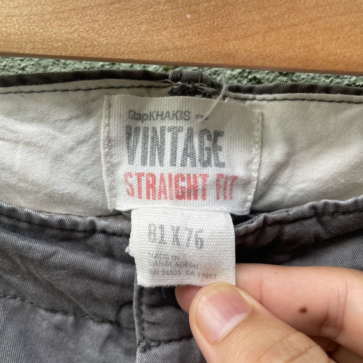 Gap Vintage GAP KHAKIS Faded 5 Pocket Casual Pants Size US 33 - 6 Thumbnail