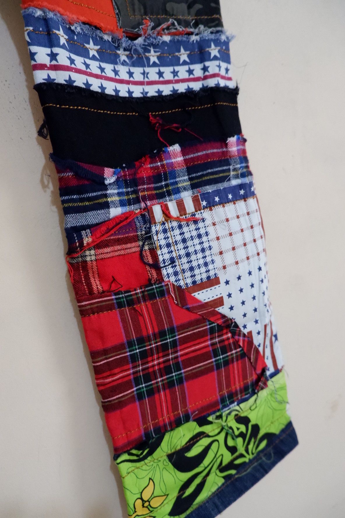 20471120 Reconstructed Patchwork Japan Jeans Size US 34 / EU 50 - 8 Thumbnail