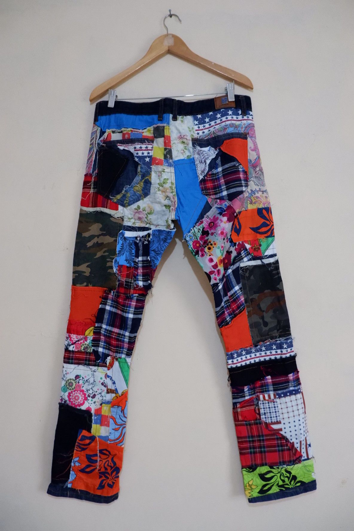 20471120 Reconstructed Patchwork Japan Jeans Size US 34 / EU 50 - 2 Thumbnail