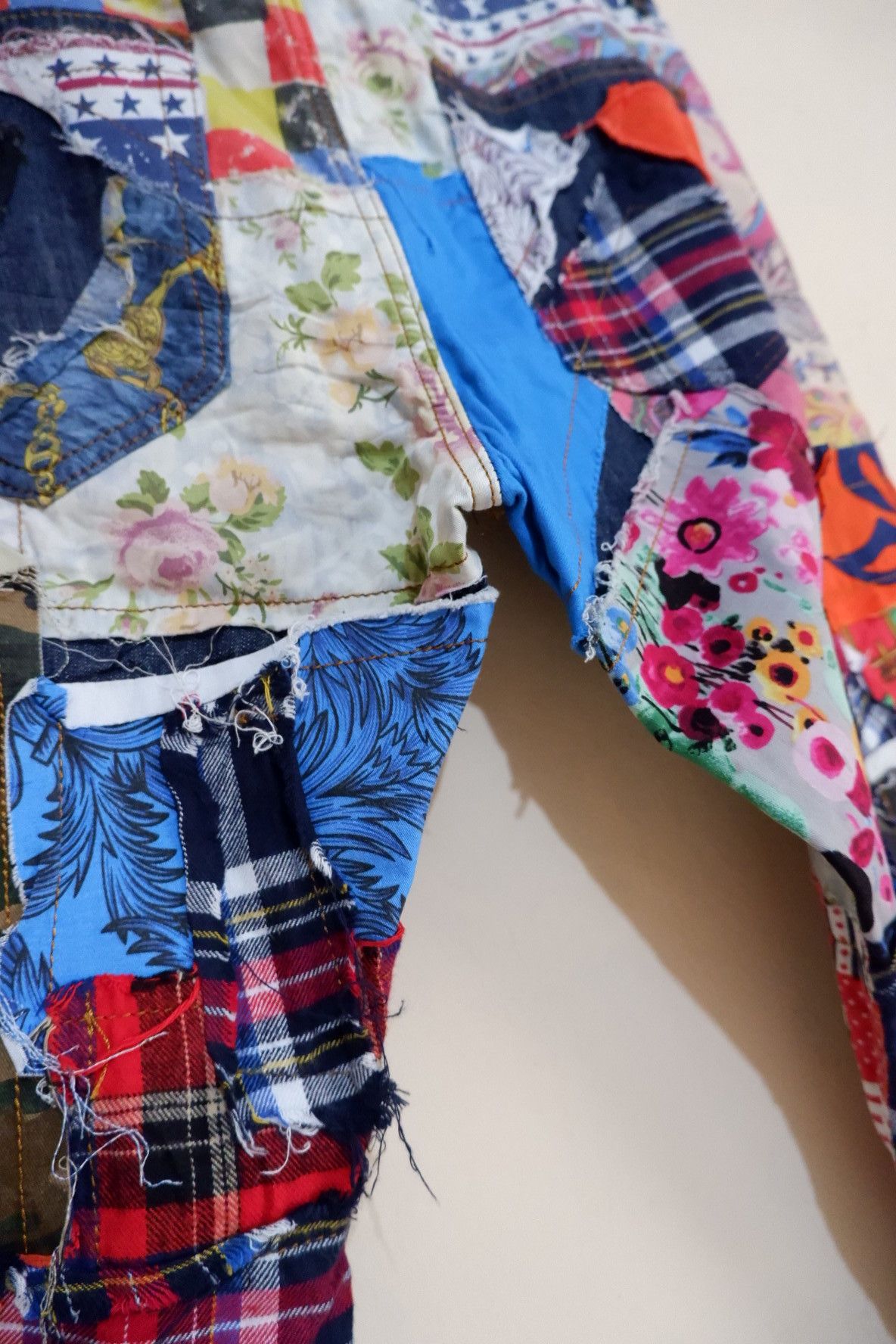 20471120 Reconstructed Patchwork Japan Jeans Size US 34 / EU 50 - 9 Thumbnail