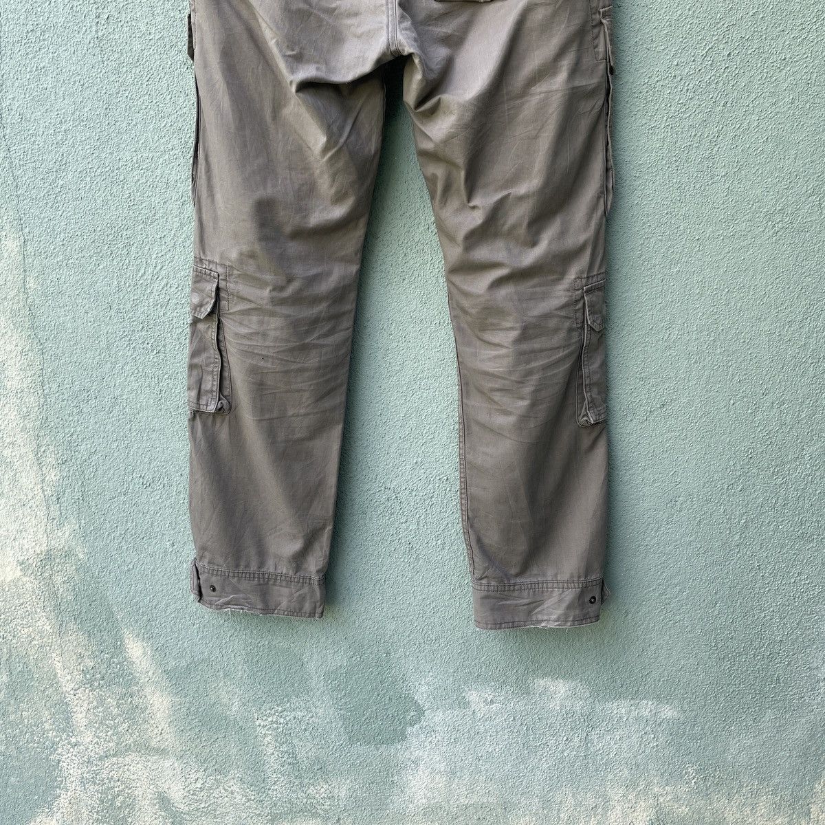 Japanese Brand Vintage PURPLE AND YELLOW Distressed 9 Pocket Cargo Pants Size US 32 / EU 48 - 14 Thumbnail
