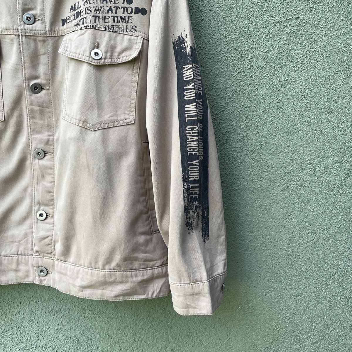 If Six Was Nine × Japanese Brand × Vintage Vtg NOBLE EMPHASIZE RAPTURE Big Graphic Full Print Jacket Size US XL / EU 56 / 4 - 6 Thumbnail