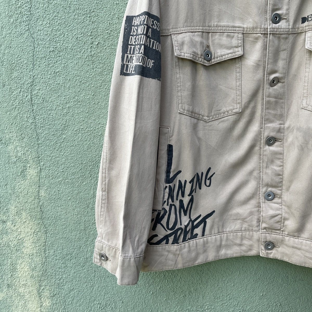If Six Was Nine × Japanese Brand × Vintage Vtg NOBLE EMPHASIZE RAPTURE Big Graphic Full Print Jacket Size US XL / EU 56 / 4 - 5 Thumbnail