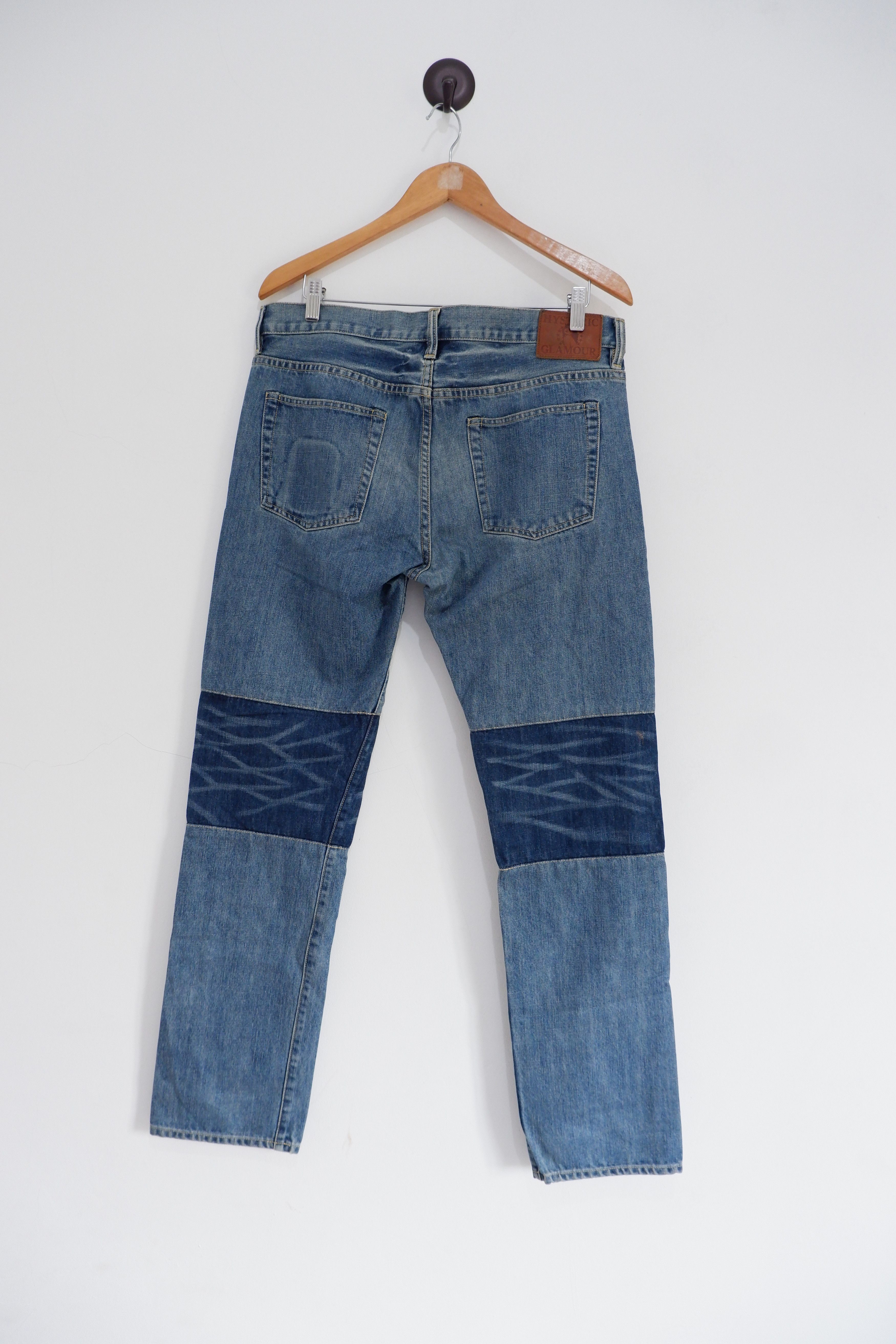 Hysteric Glamour Vintage Hysteric Glamour Double Knee Patchwork Studded Denim Size US 34 / EU 50 - 6 Thumbnail