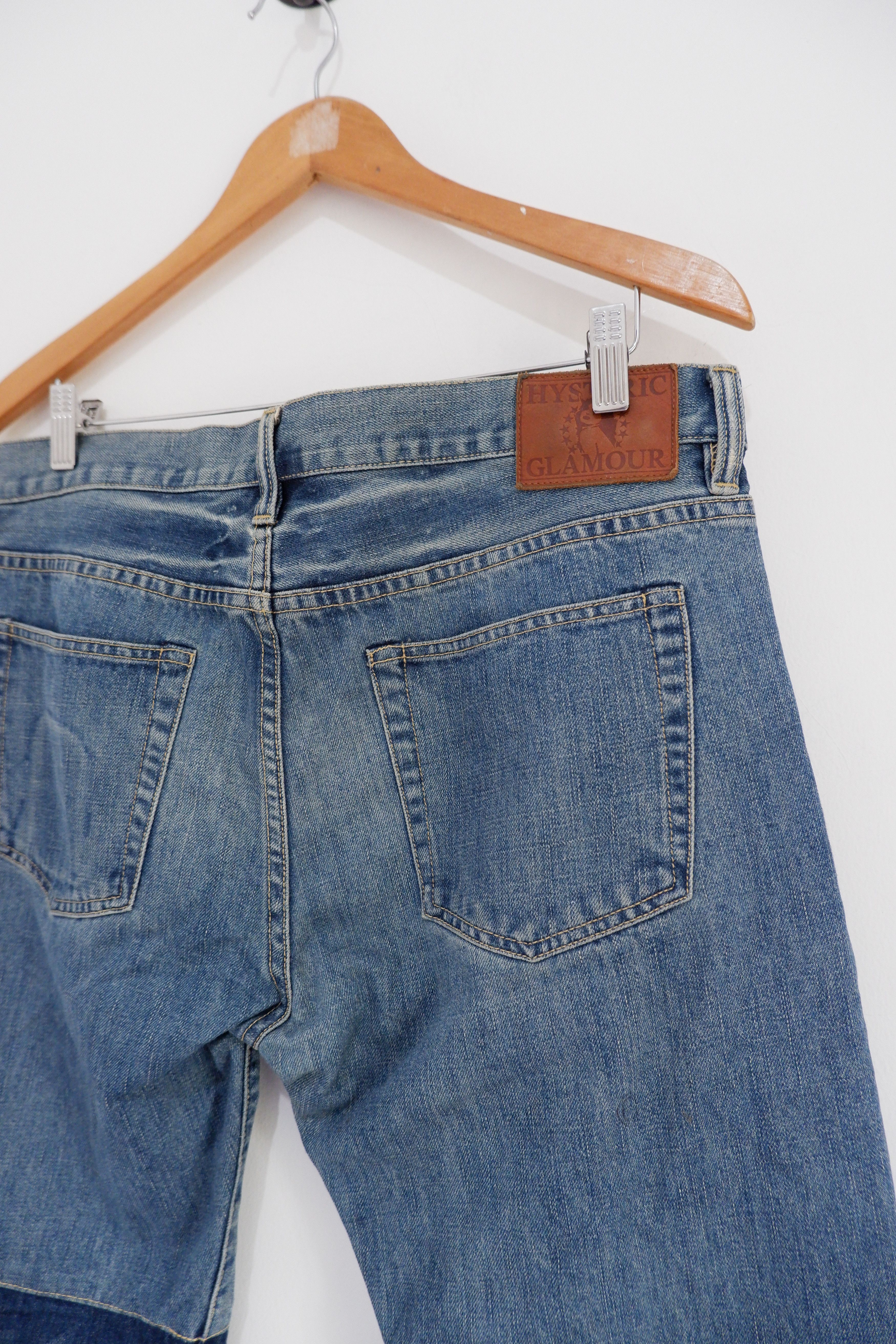 Hysteric Glamour Vintage Hysteric Glamour Double Knee Patchwork Studded Denim Size US 34 / EU 50 - 7 Thumbnail