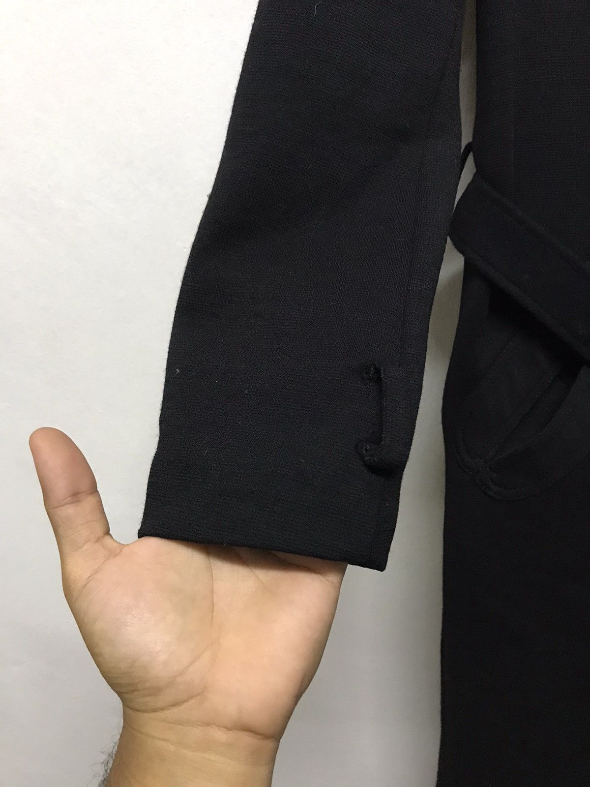 Japanese Brand 🥷🏿K.A.T Long Jacket Black Inspired Yohji Yamamoto Size US M / EU 48-50 / 2 - 8 Thumbnail