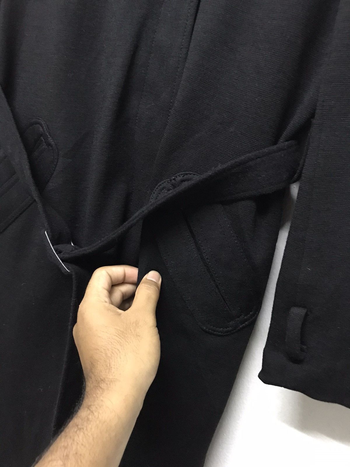 Japanese Brand 🥷🏿K.A.T Long Jacket Black Inspired Yohji Yamamoto Size US M / EU 48-50 / 2 - 11 Thumbnail