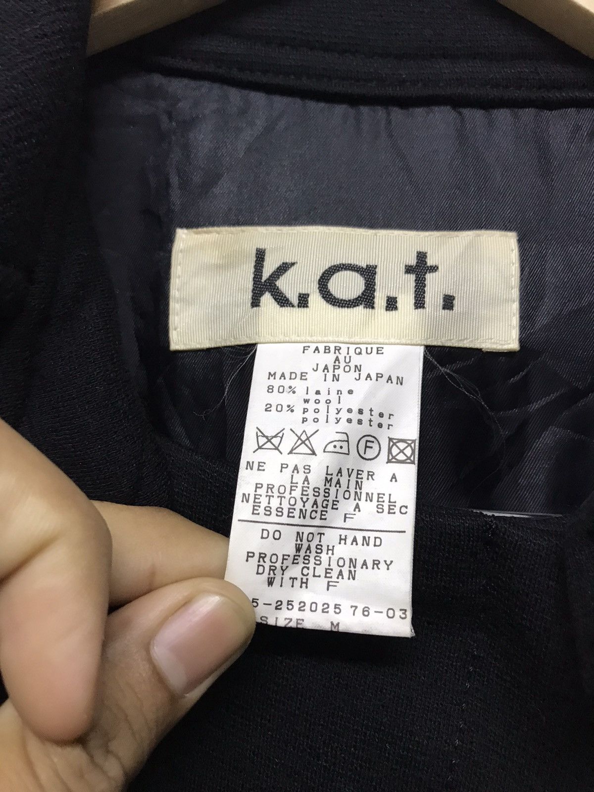 Japanese Brand 🥷🏿K.A.T Long Jacket Black Inspired Yohji Yamamoto Size US M / EU 48-50 / 2 - 12 Thumbnail