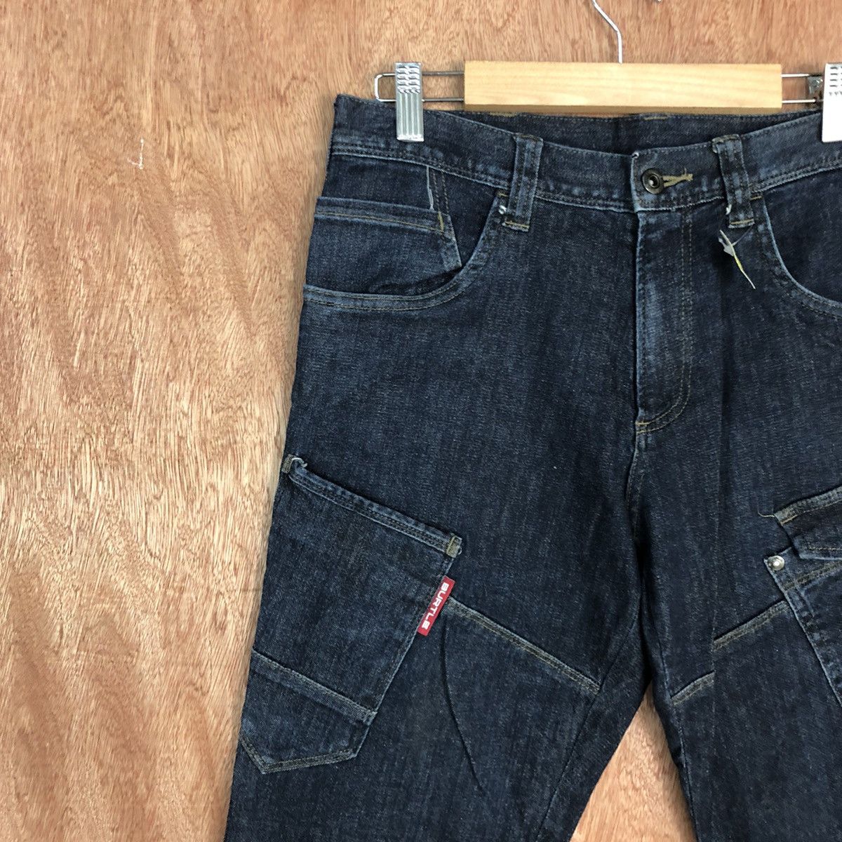 Japanese Brand DLL Burtle Blue utility Multipocket Denim Pants #2349 Size US 30 / EU 46 - 6 Thumbnail