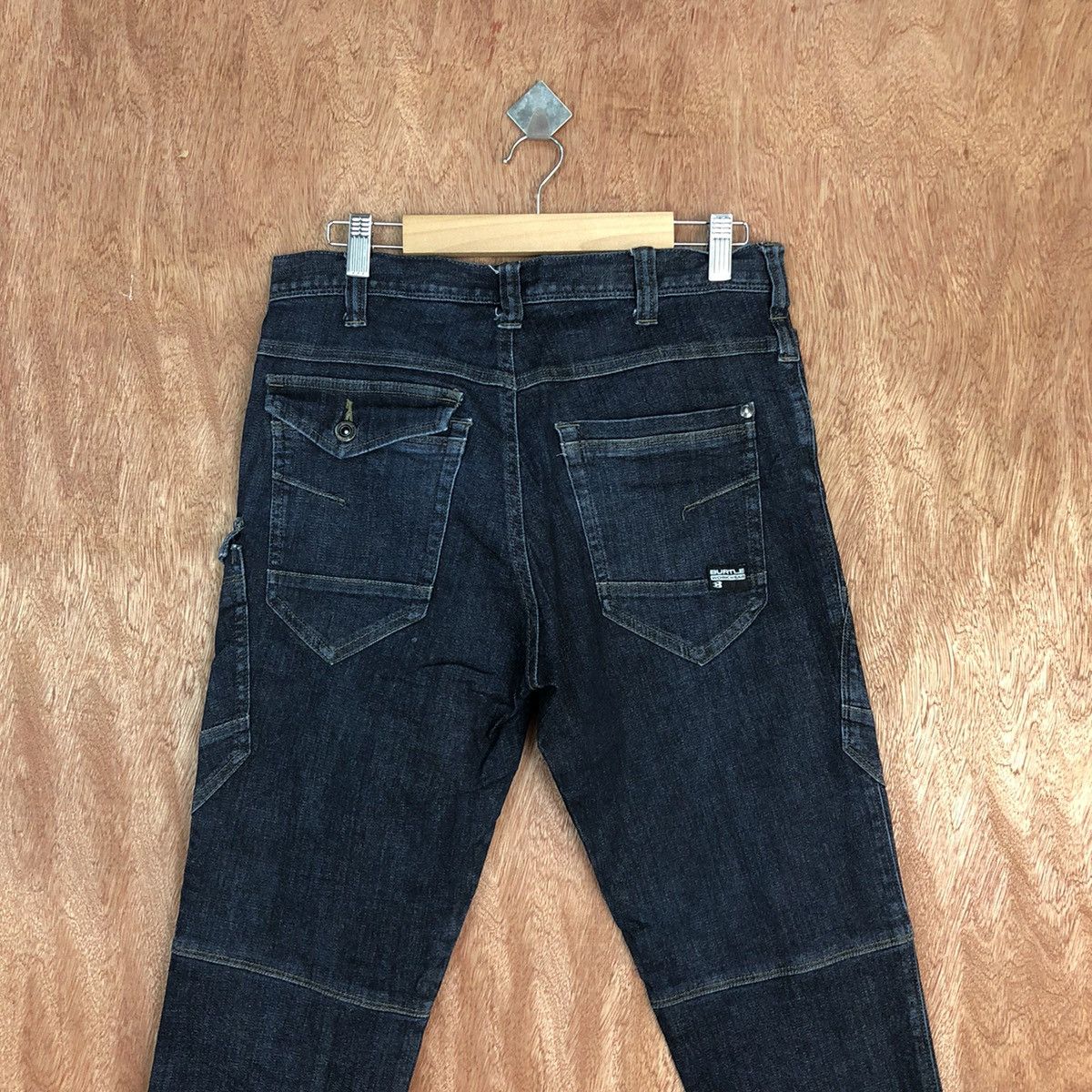 Japanese Brand DLL Burtle Blue utility Multipocket Denim Pants #2349 Size US 30 / EU 46 - 11 Thumbnail