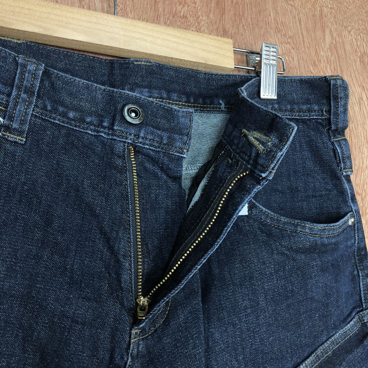 Japanese Brand DLL Burtle Blue utility Multipocket Denim Pants #2349 Size US 30 / EU 46 - 9 Thumbnail