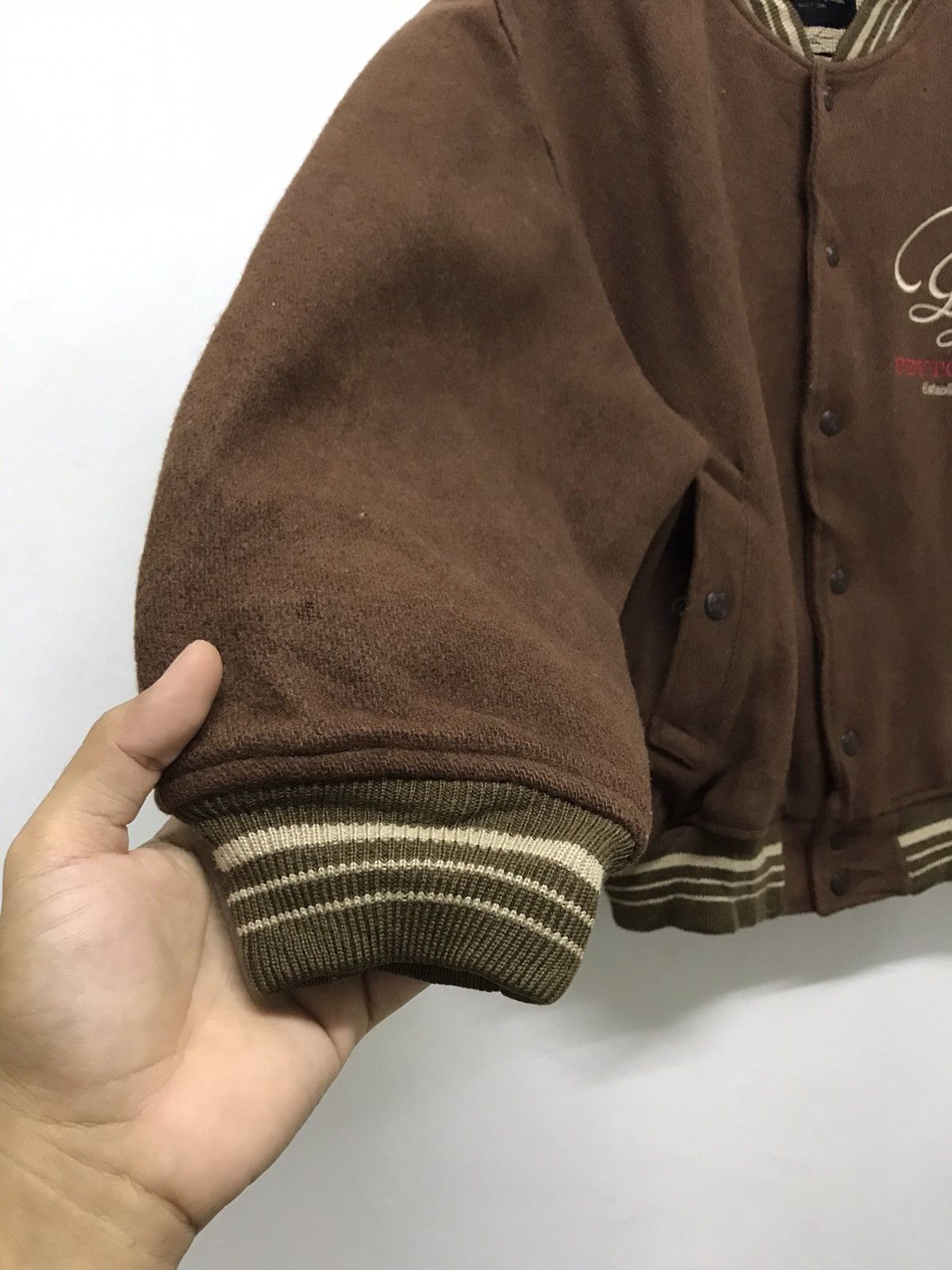 Japanese Brand Vintage Peyton Place Wool Varsity Jackets Size US L / EU 52-54 / 3 - 6 Thumbnail