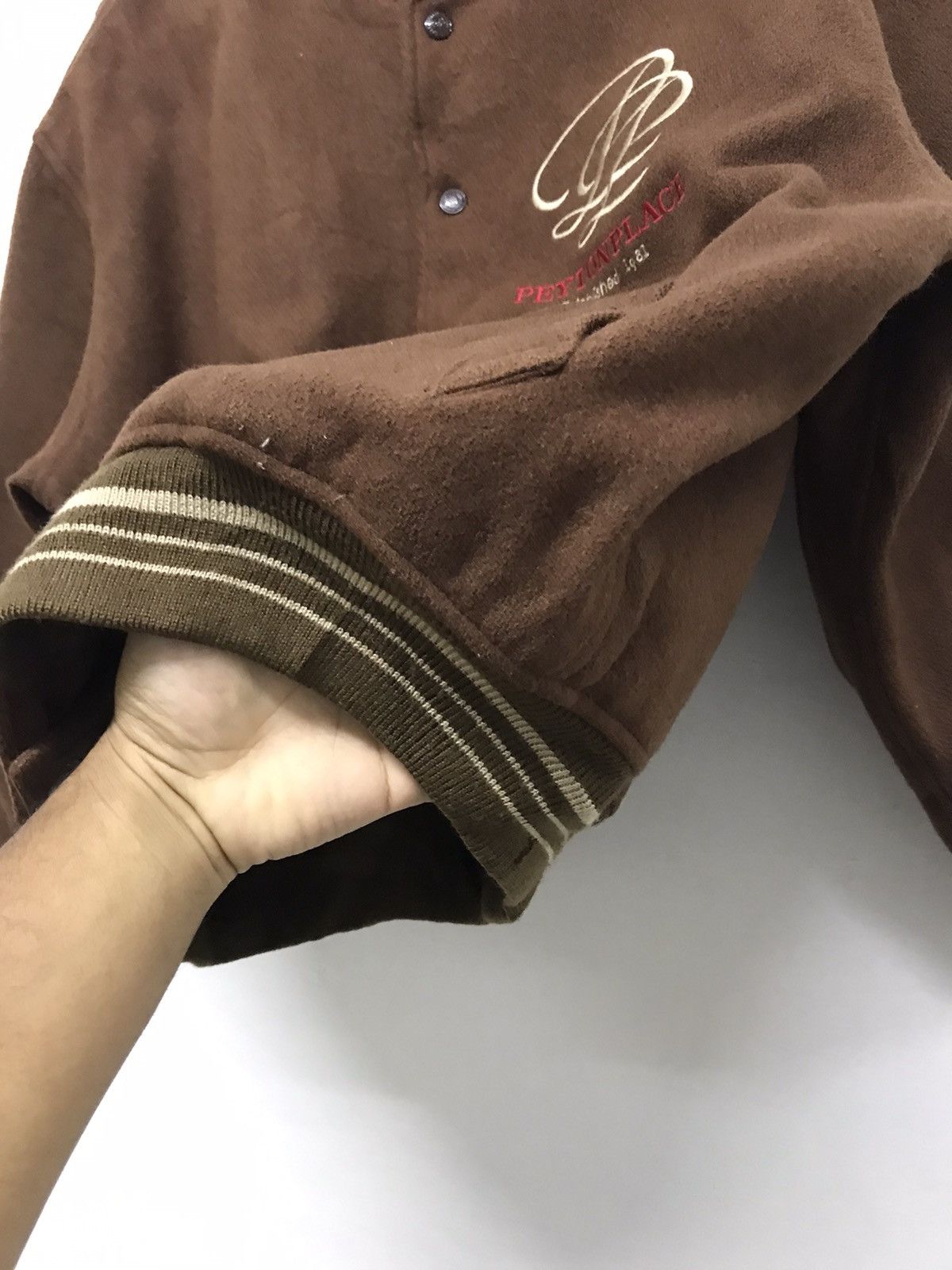 Japanese Brand Vintage Peyton Place Wool Varsity Jackets Size US L / EU 52-54 / 3 - 11 Thumbnail