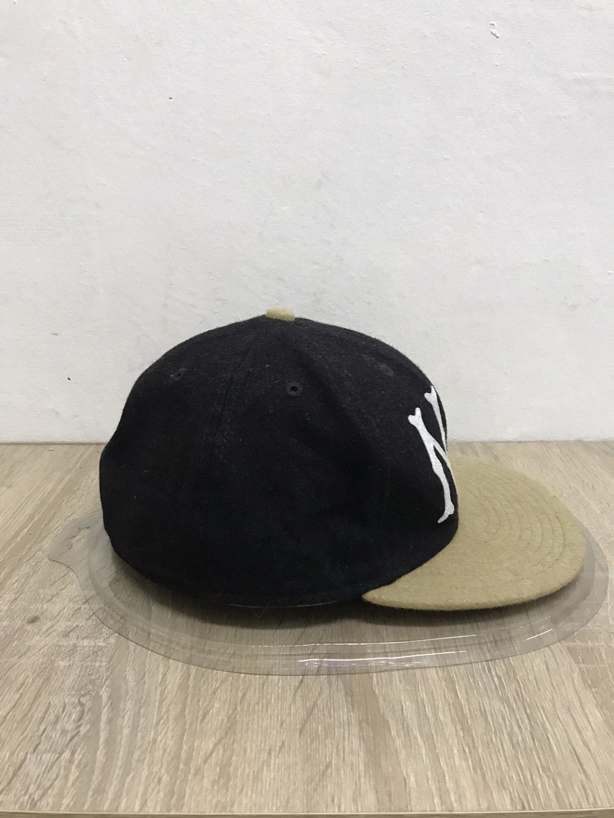 New Era Rare❗️NY x New Era Bone Wool Fitted Caps Size 7.5/8 Size ONE SIZE - 5 Thumbnail