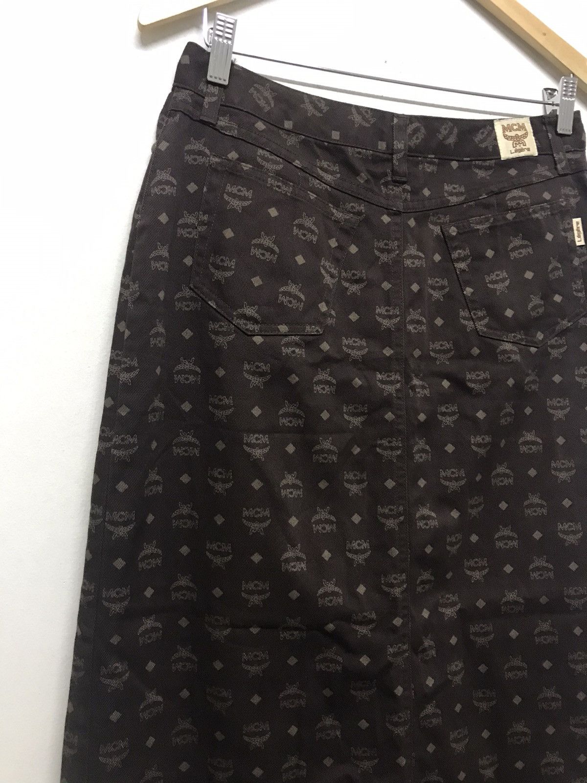 MCM Rare❗️Vintage MCM Monogram Maxi Skirt Size 30" / US 8 / IT 44 - 19 Thumbnail