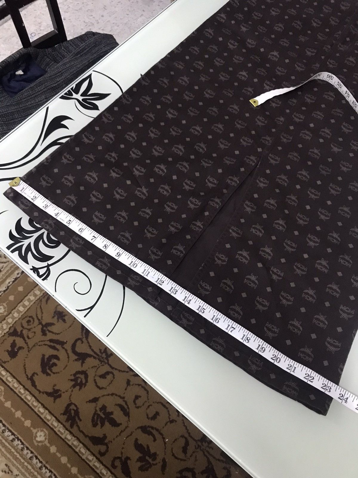 MCM Rare❗️Vintage MCM Monogram Maxi Skirt Size 30" / US 8 / IT 44 - 23 Thumbnail