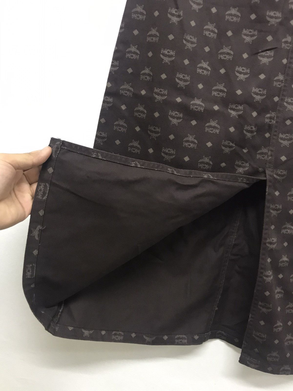 MCM Rare❗️Vintage MCM Monogram Maxi Skirt Size 30" / US 8 / IT 44 - 7 Thumbnail