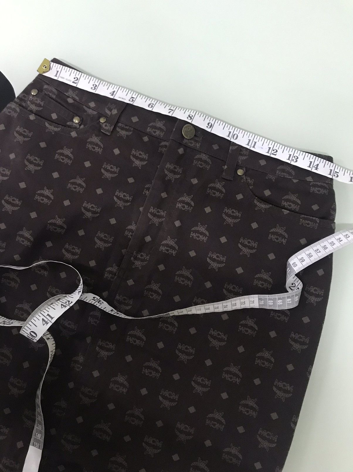 MCM Rare❗️Vintage MCM Monogram Maxi Skirt Size 30" / US 8 / IT 44 - 20 Thumbnail