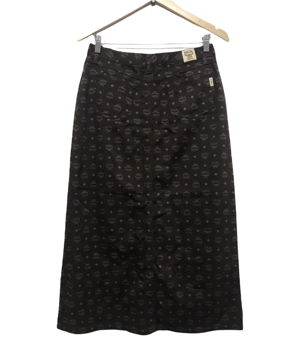 MCM Rare❗️Vintage MCM Monogram Maxi Skirt Size 30" / US 8 / IT 44 - 2 Thumbnail