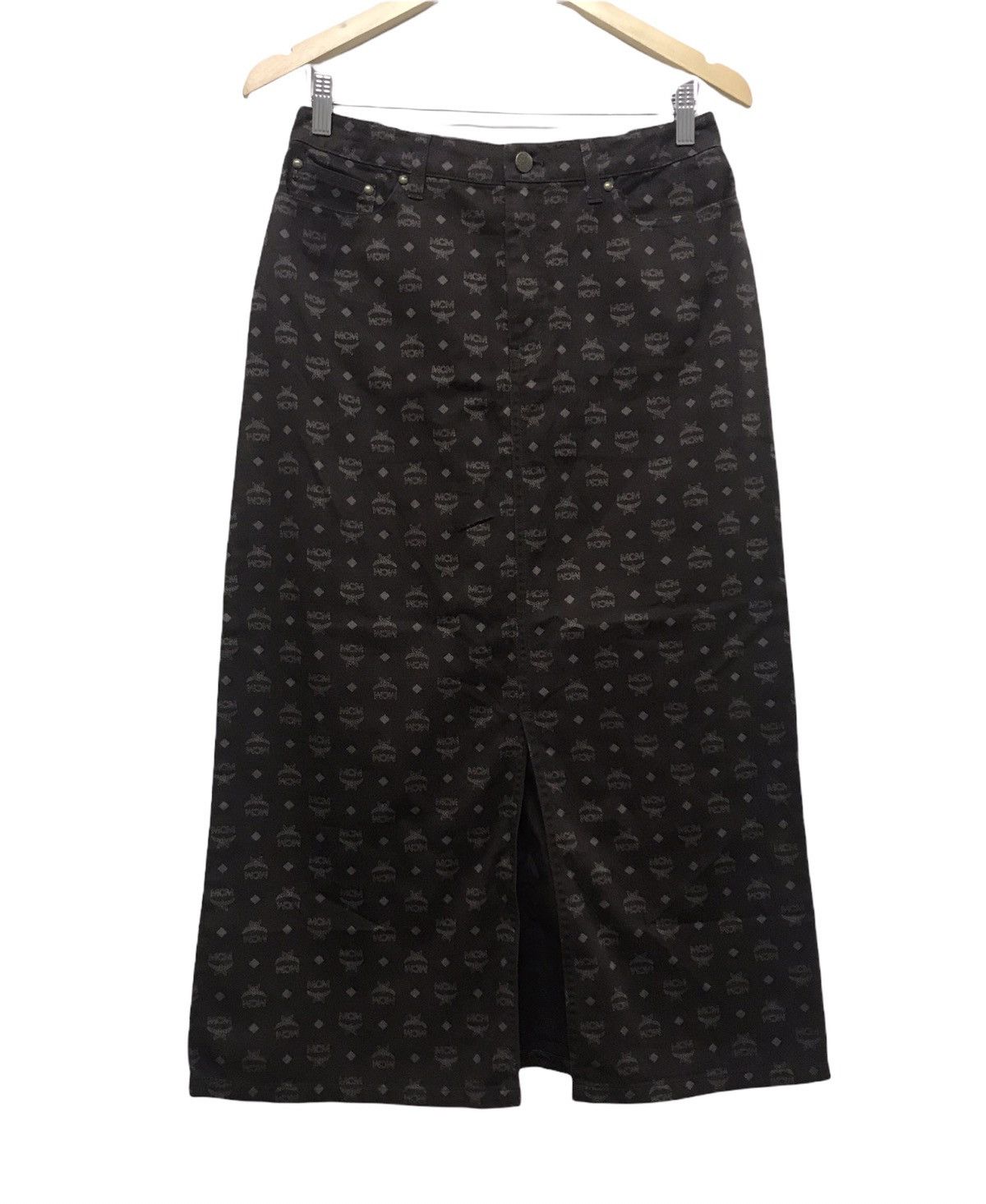 MCM Rare❗️Vintage MCM Monogram Maxi Skirt Size 30" / US 8 / IT 44 - 1 Thumbnail