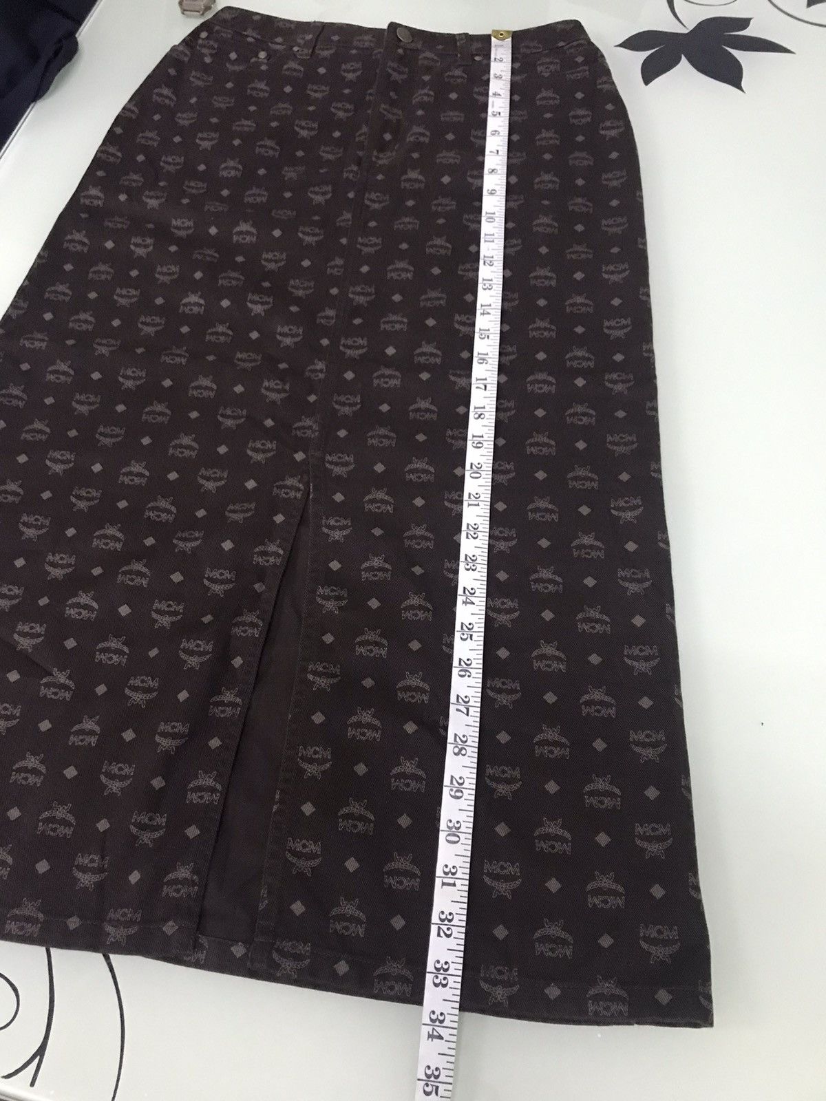 MCM Rare❗️Vintage MCM Monogram Maxi Skirt Size 30" / US 8 / IT 44 - 24 Thumbnail