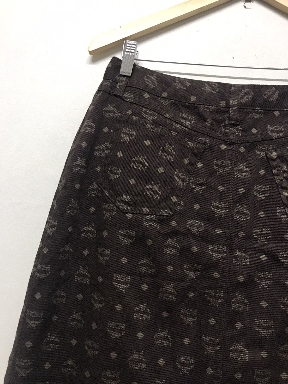 MCM Rare❗️Vintage MCM Monogram Maxi Skirt Size 30" / US 8 / IT 44 - 18 Thumbnail