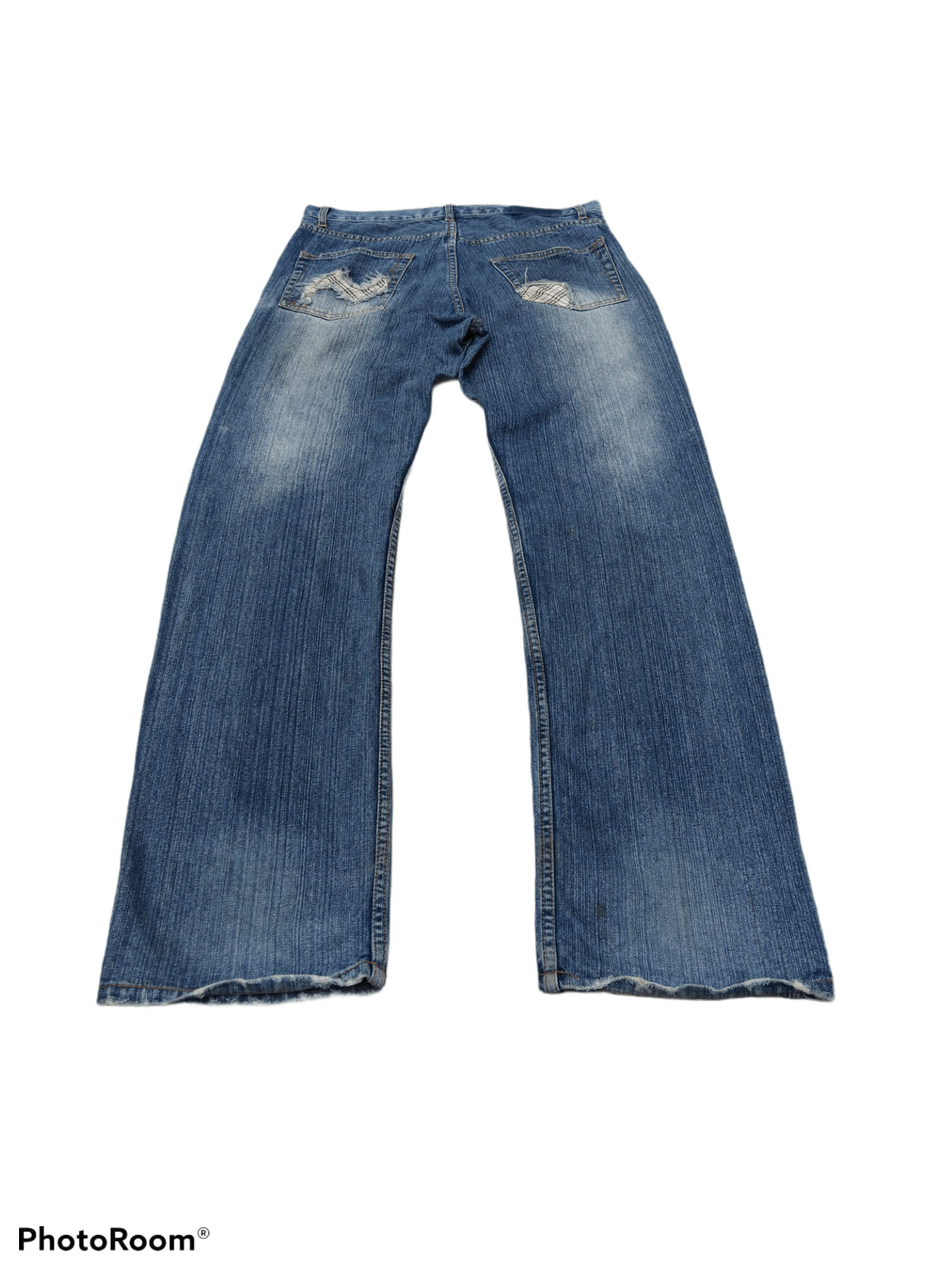 Japanese Brand DELETE TODAY🔥 DISTRESSED PACTHWORK NYLAUS CREW PANTS Size US 33 - 7 Thumbnail