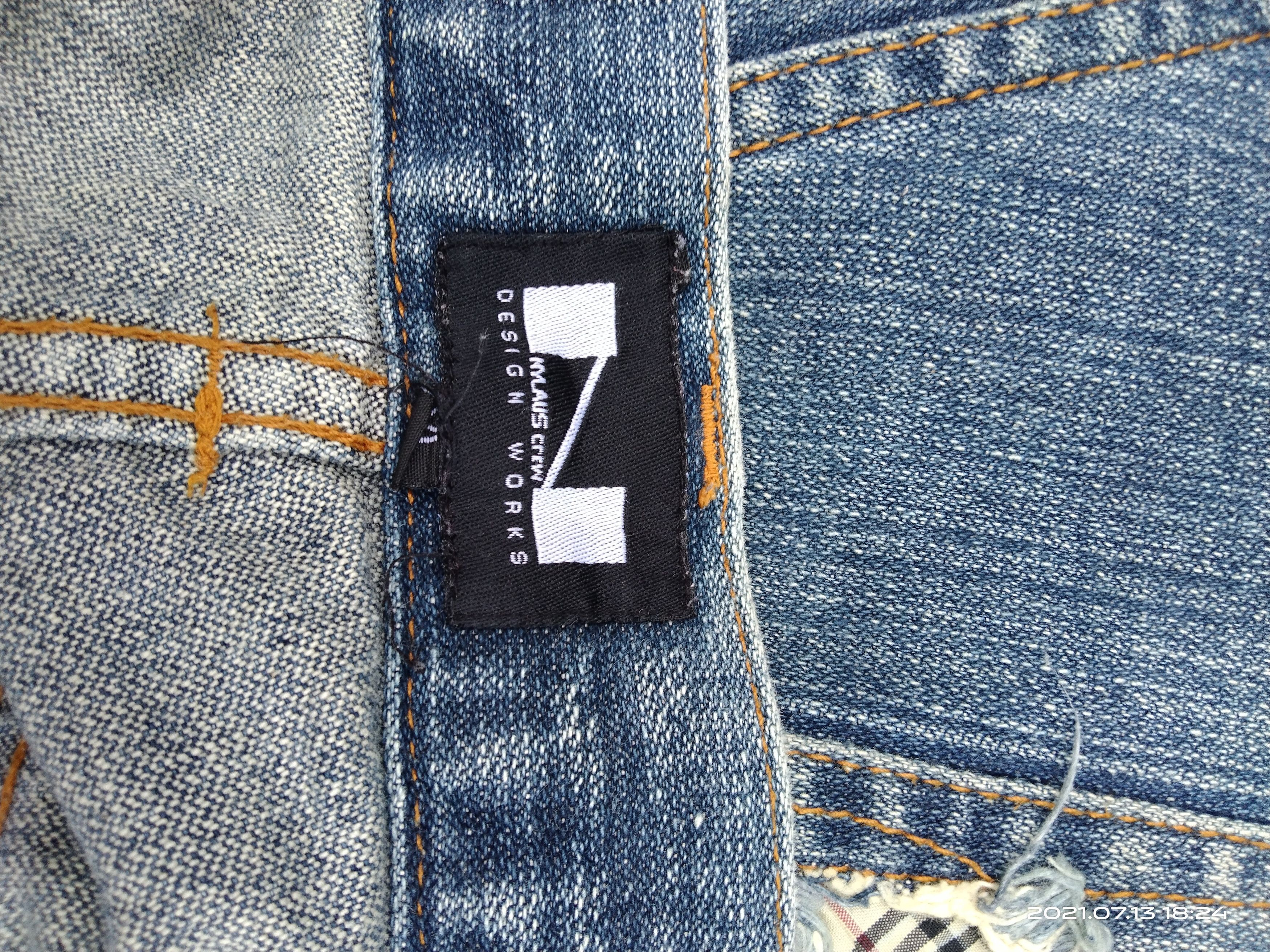 Japanese Brand DELETE TODAY🔥 DISTRESSED PACTHWORK NYLAUS CREW PANTS Size US 33 - 9 Thumbnail