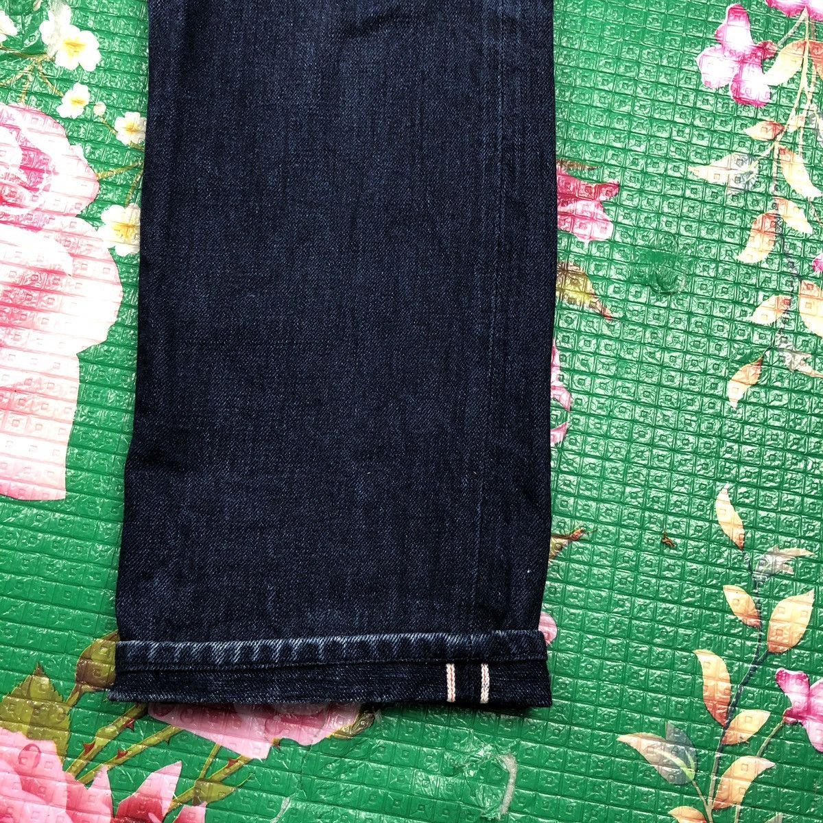 Japanese Brand Vintage Work Not Work blue indigo selvedge Jeans Size US 31 - 2 Thumbnail