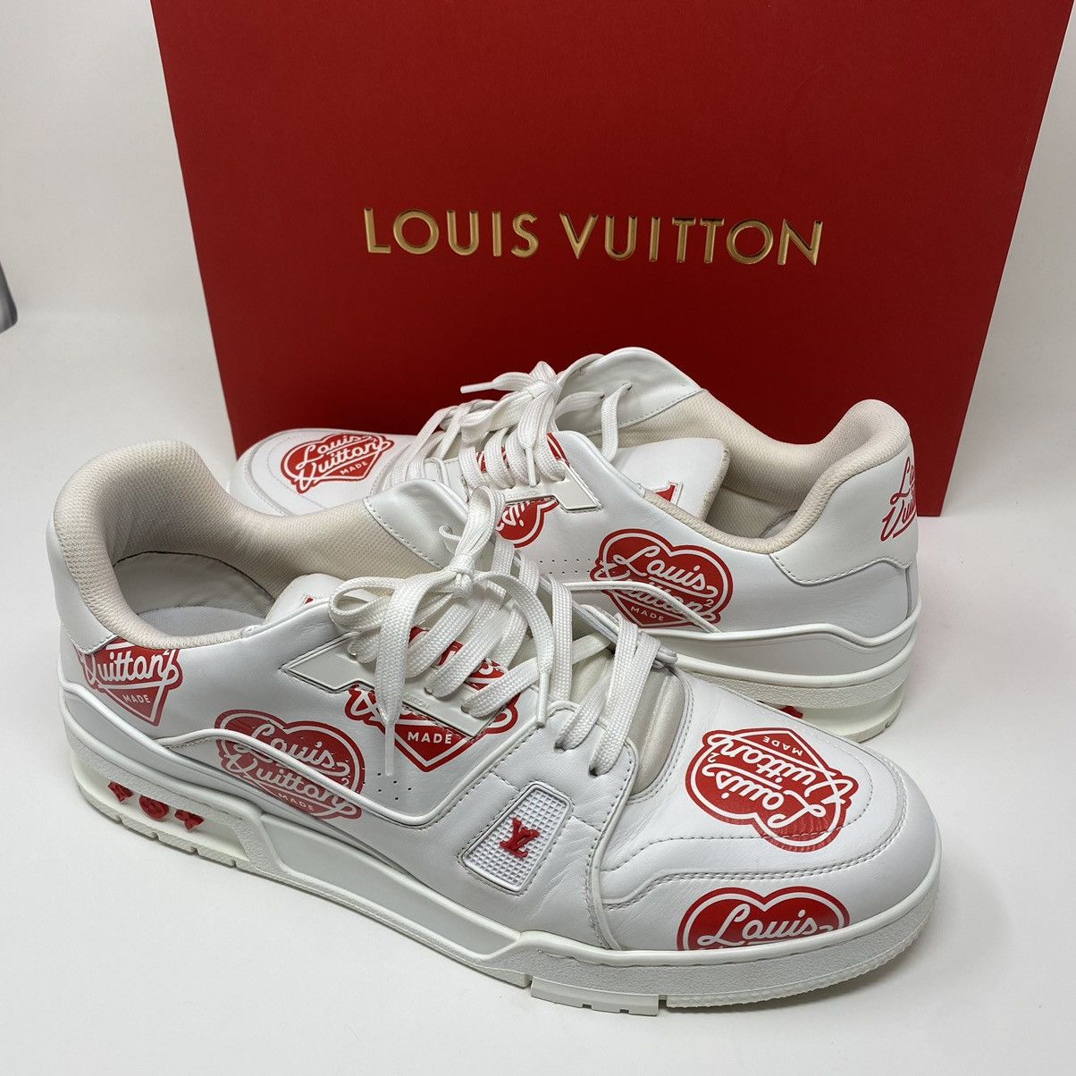 Louis Vuitton Men's 10 US Virgil Abloh x Nigo LV Made Heart