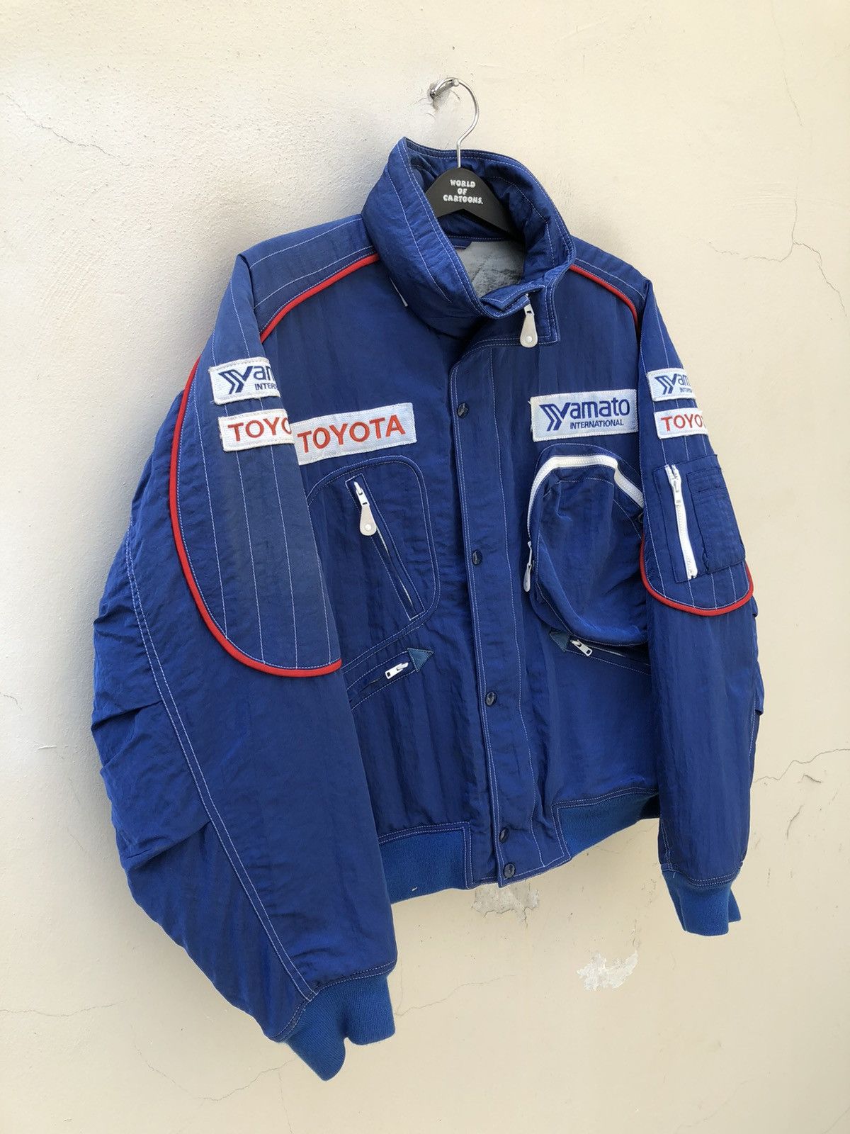 Sports Specialties Vintage 90s Toyota Yamato International Bomber Jacket Size US L / EU 52-54 / 3 - 3 Thumbnail