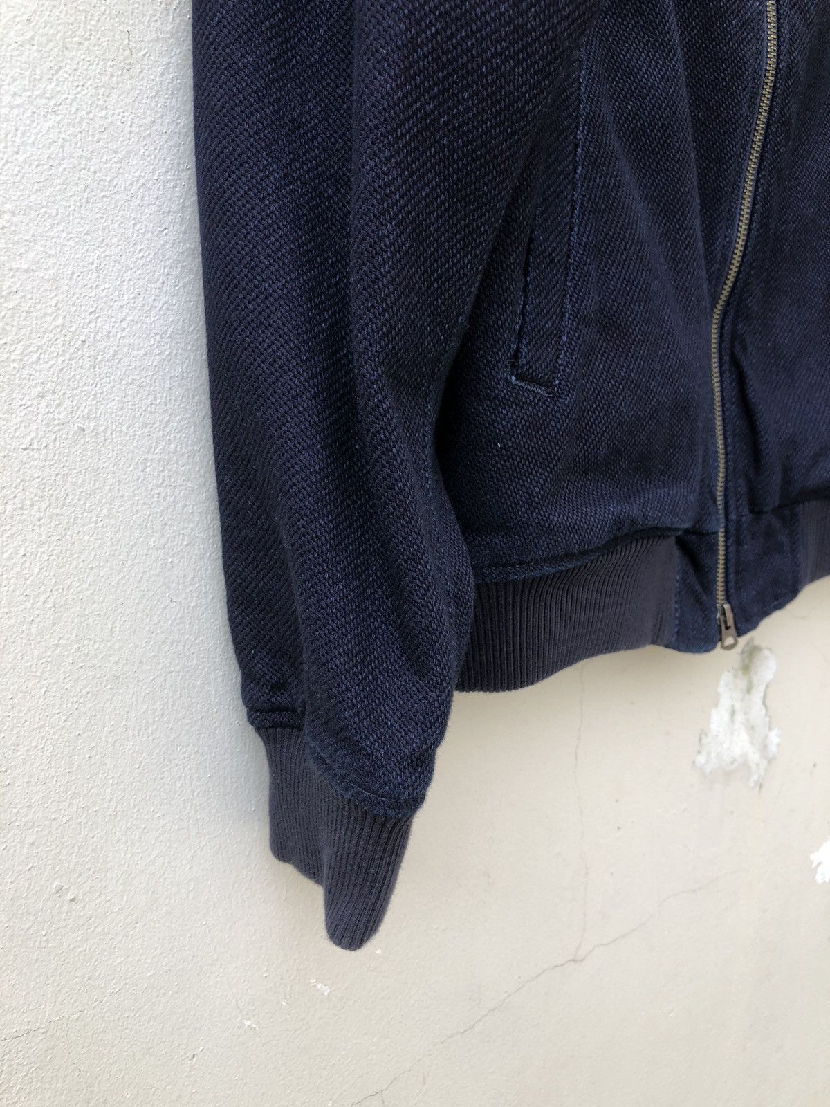 Momotaro Jeans Momotaro Jeans Indigo Blue Sashiko Kendo Ma-1 Bomber Jacket Size US M / EU 48-50 / 2 - 13 Thumbnail