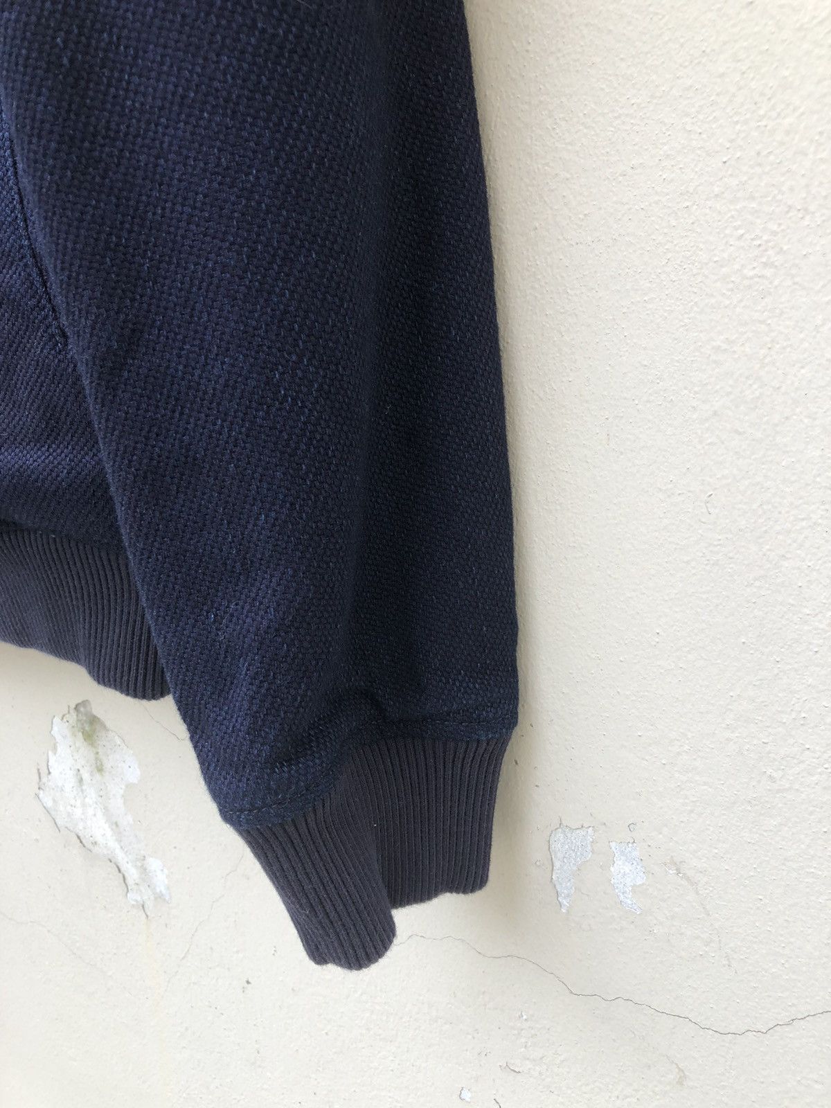 Momotaro Jeans Momotaro Jeans Indigo Blue Sashiko Kendo Ma-1 Bomber Jacket Size US M / EU 48-50 / 2 - 11 Thumbnail