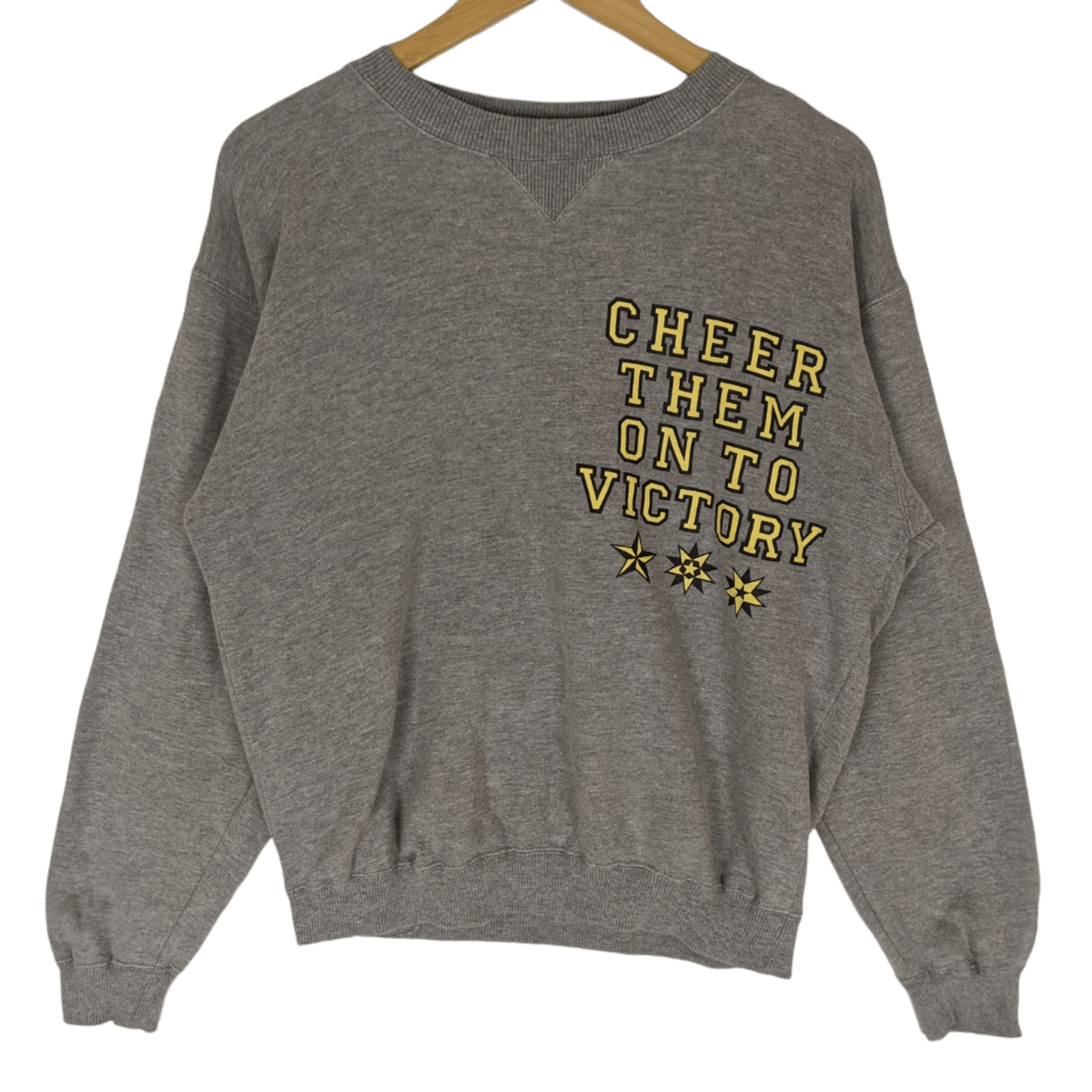 Japanese Brand Vintage 90's MAC MAIL Cheer Them On To Victory Sweatshirt Size US M / EU 48-50 / 2 - 2 Thumbnail