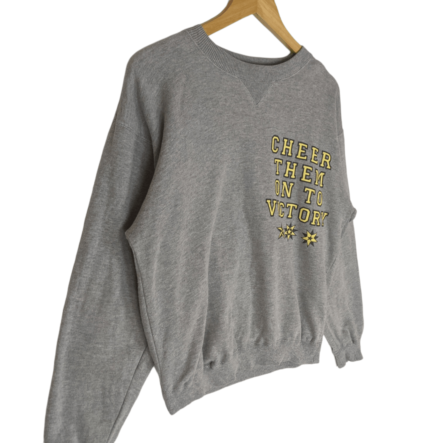 Japanese Brand Vintage 90's MAC MAIL Cheer Them On To Victory Sweatshirt Size US M / EU 48-50 / 2 - 3 Thumbnail