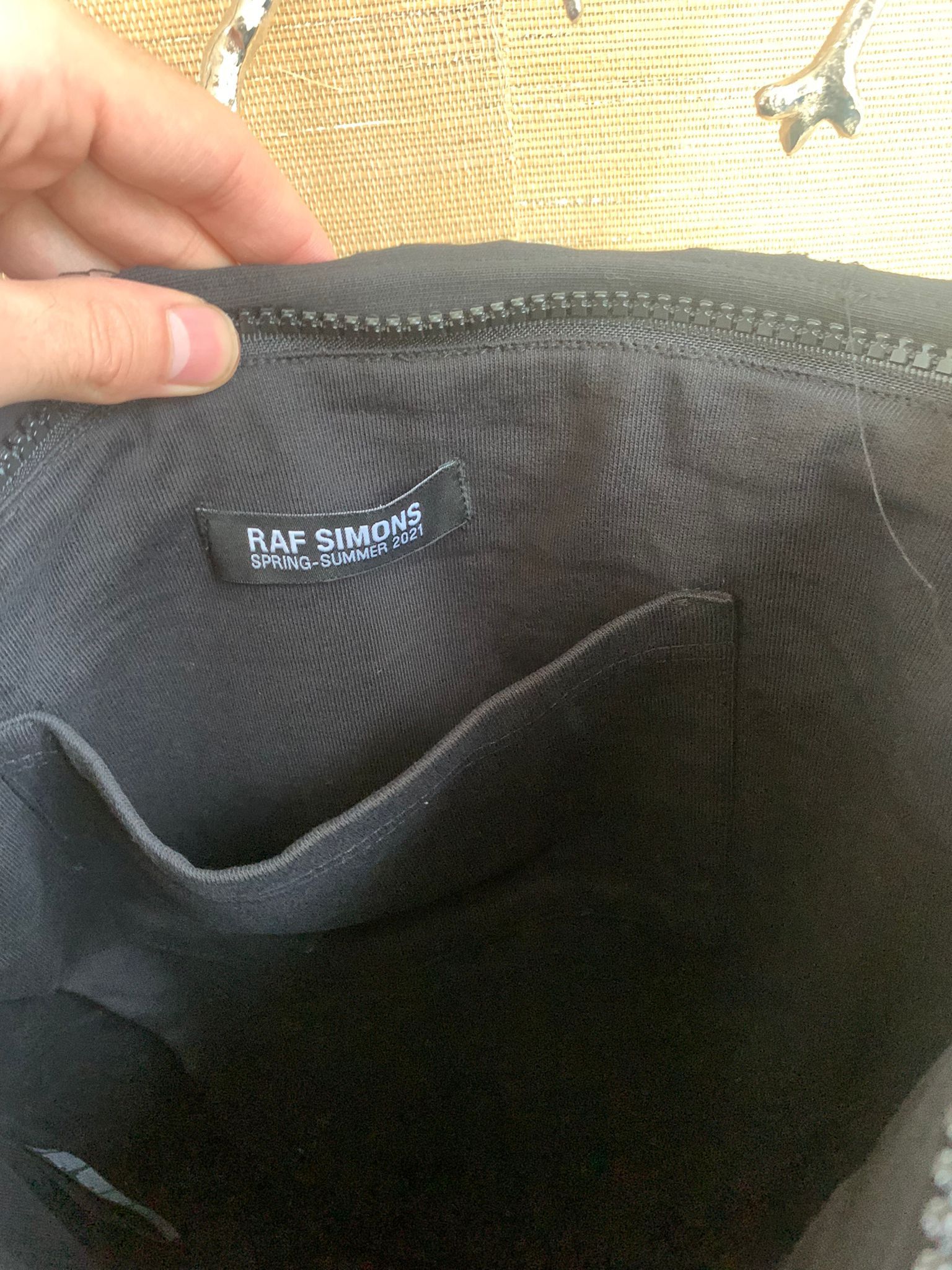 Raf Simons Disarm Youth Against Sling Messenger Bag in Black Size ONE SIZE - 6 Thumbnail