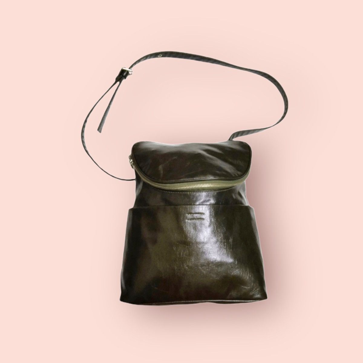 Leather × Michel Klein × Vintage MICHEL KLEIN VINTAGE GREEN LEATHER BAG Size ONE SIZE - 17 Thumbnail